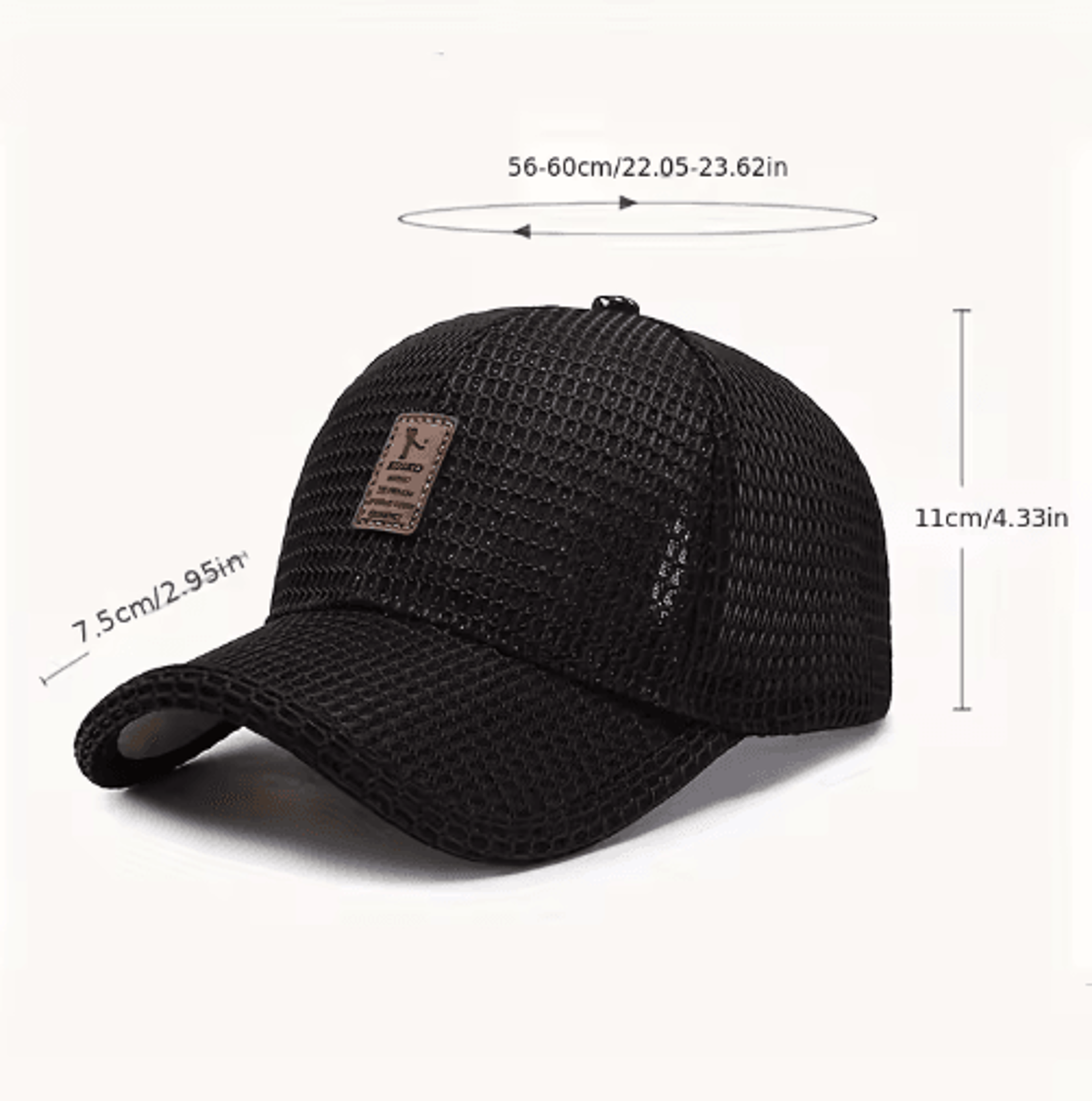 Breathable Mesh Baseball Cap  Adjustable QuickDry Trucker Hat For Men  Women 5