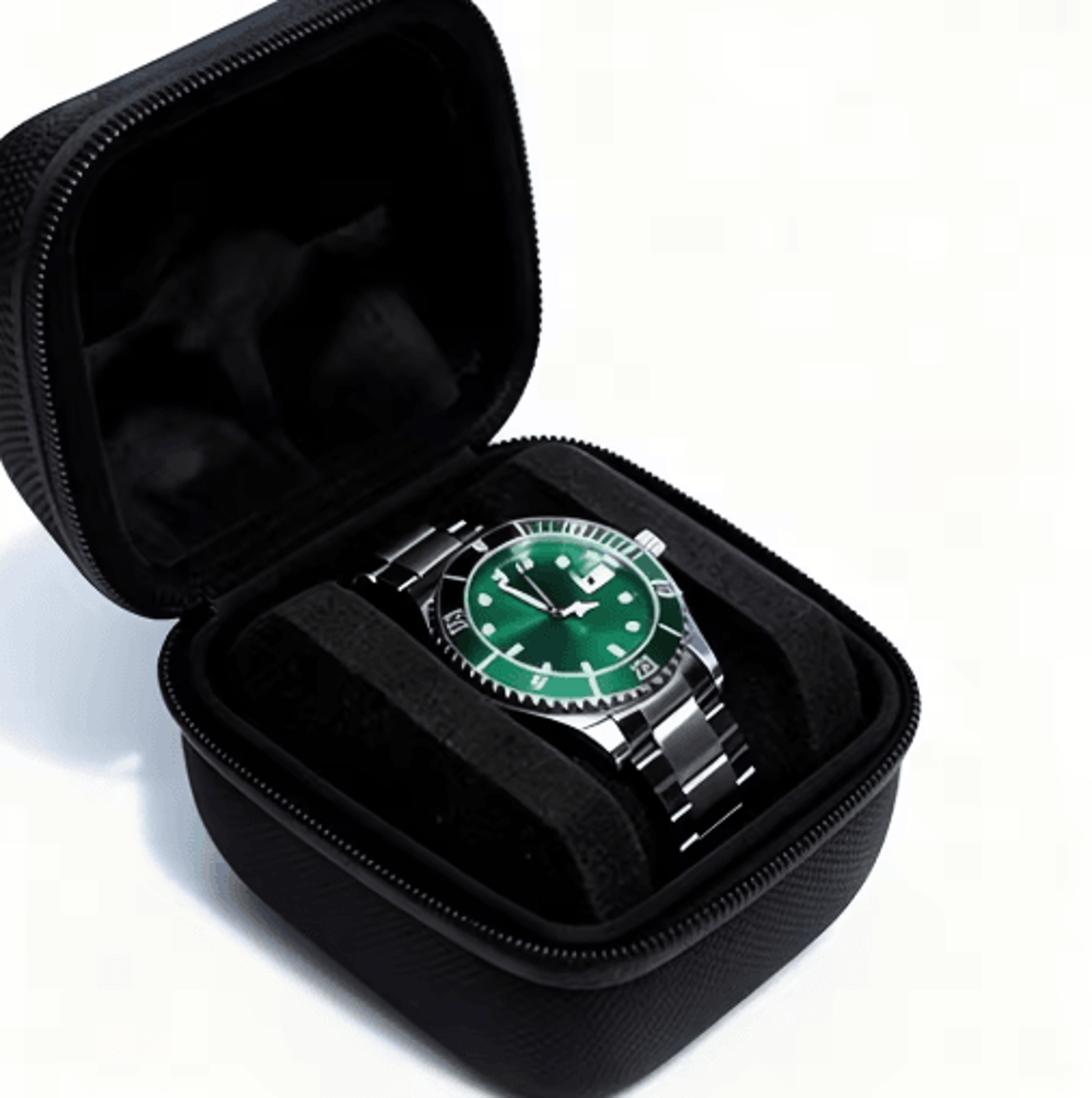 Portable Watch Storage Box  Shockproof Foam Single Watch Travel Case 6