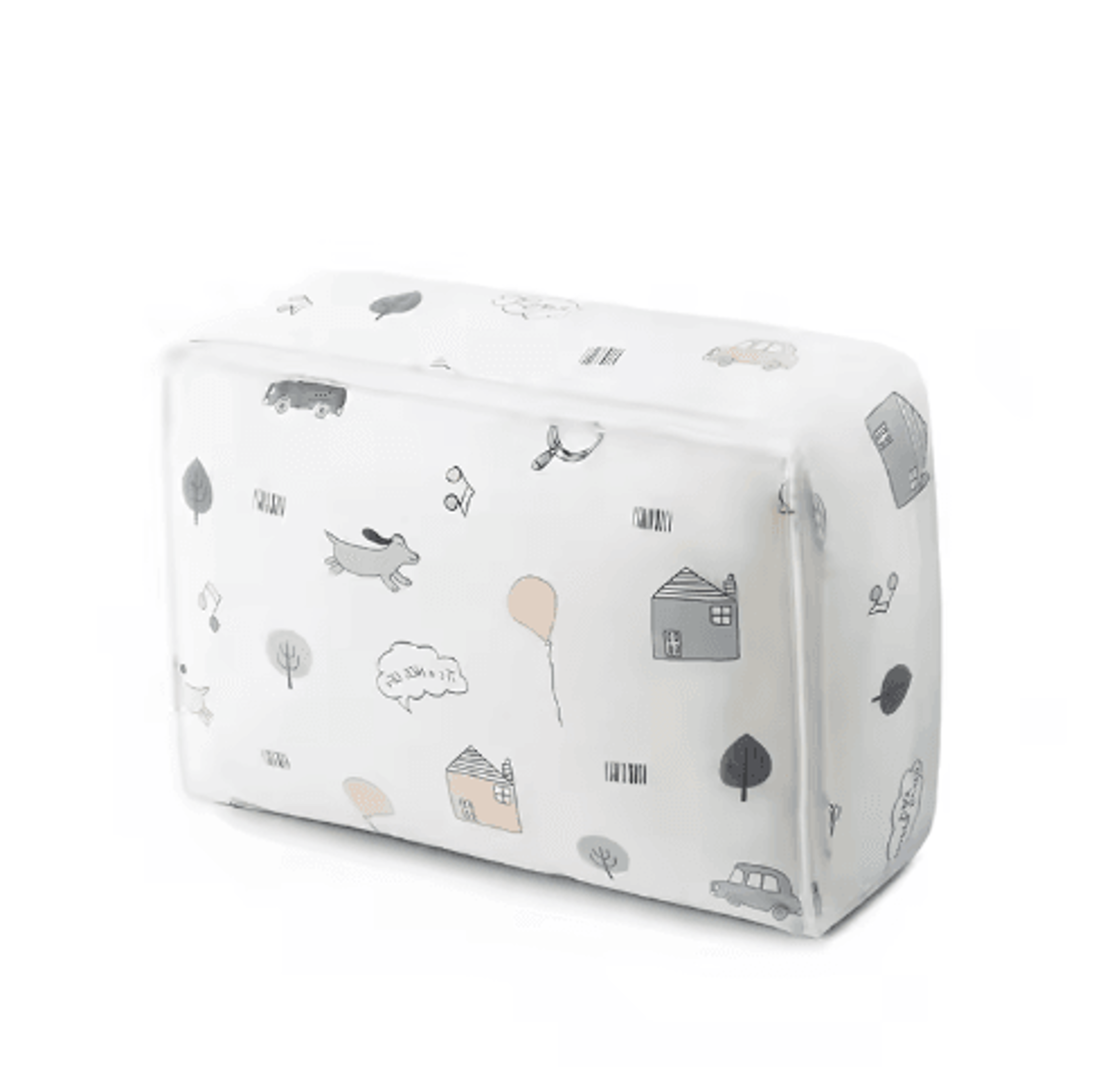 PEVA Quilt Storage Bag  Waterproof Dustproof Organizer For Blankets Clothes  Bedding 2