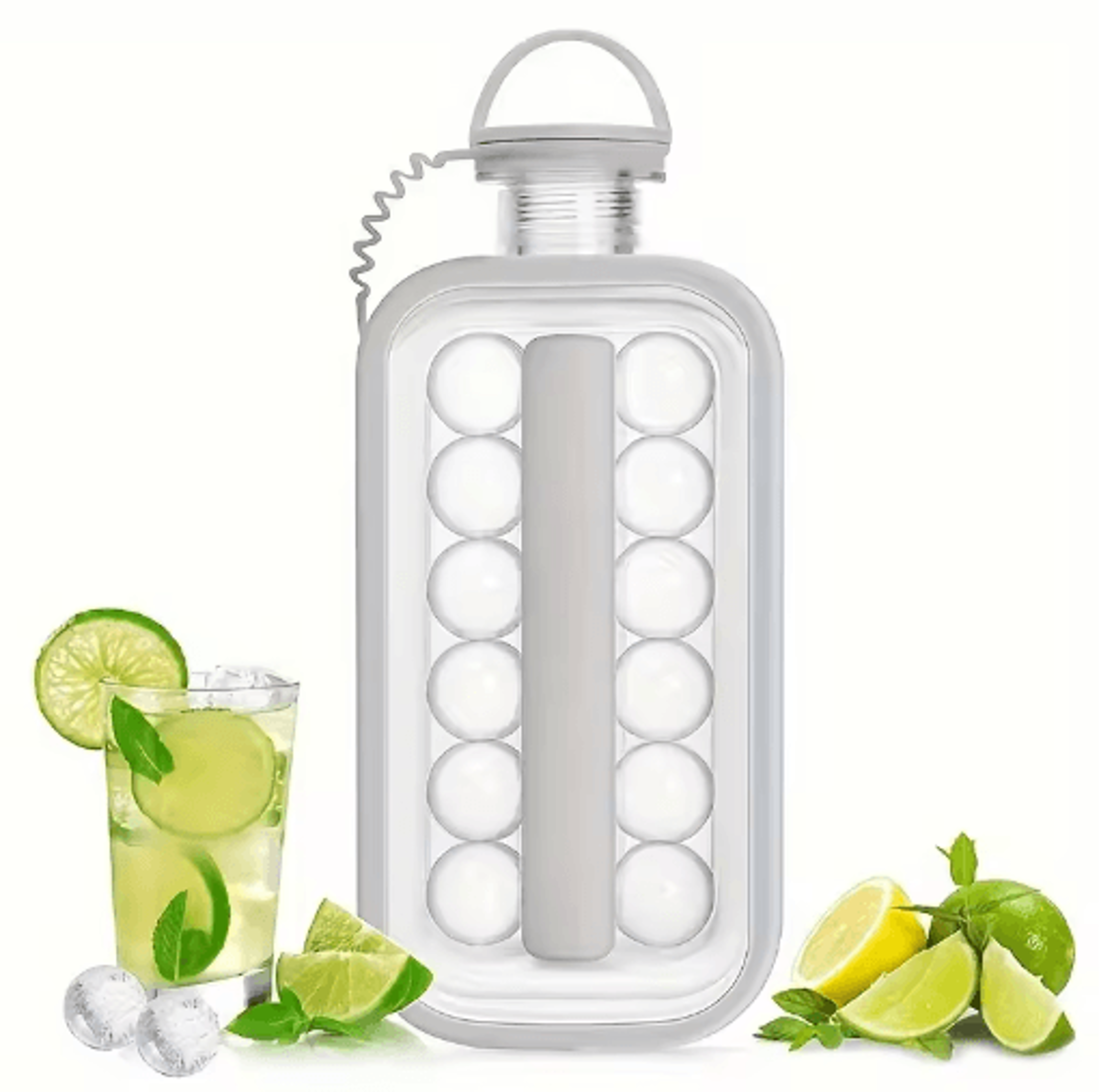 Portable LargeCapacity Ice Tray  Compressible Ice Cube Mold For Refrigerator 3