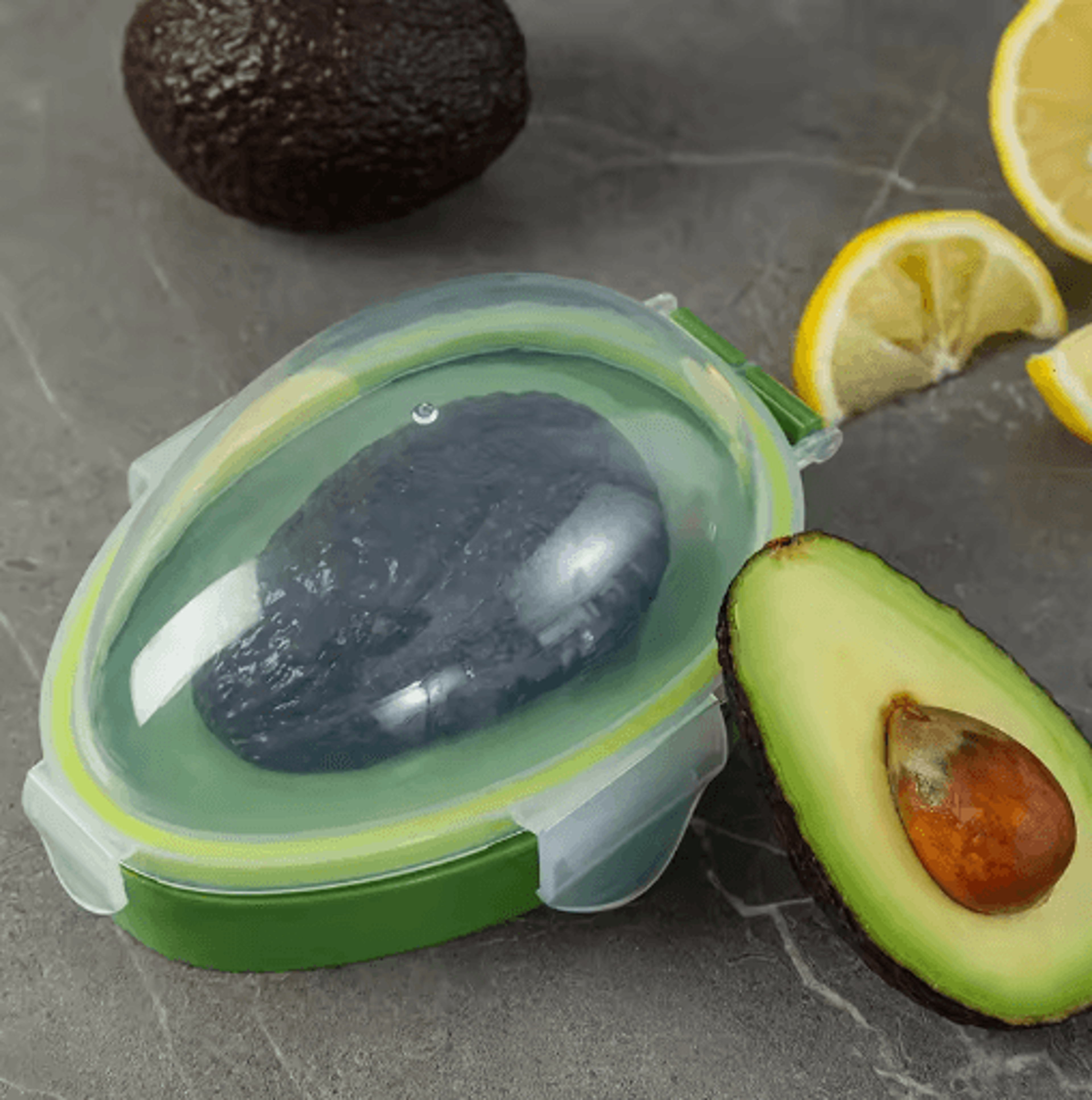 Reusable Avocado Keeper  FlipTop Storage Container For Cut Avocados 5
