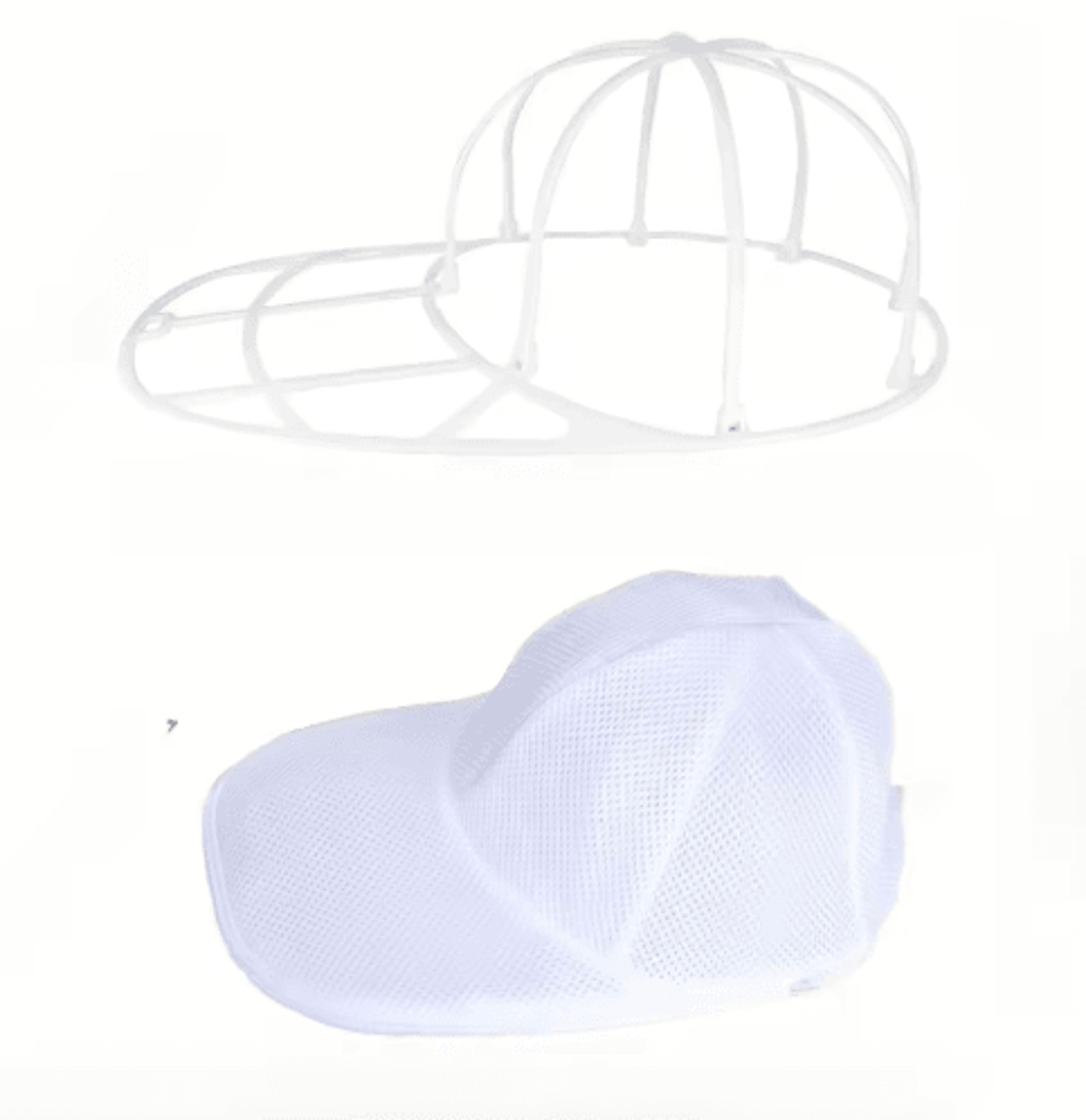 2Pcs Baseball Cap Washing Set  Mesh Hat Washing Bag  Protective Cap Rack 1