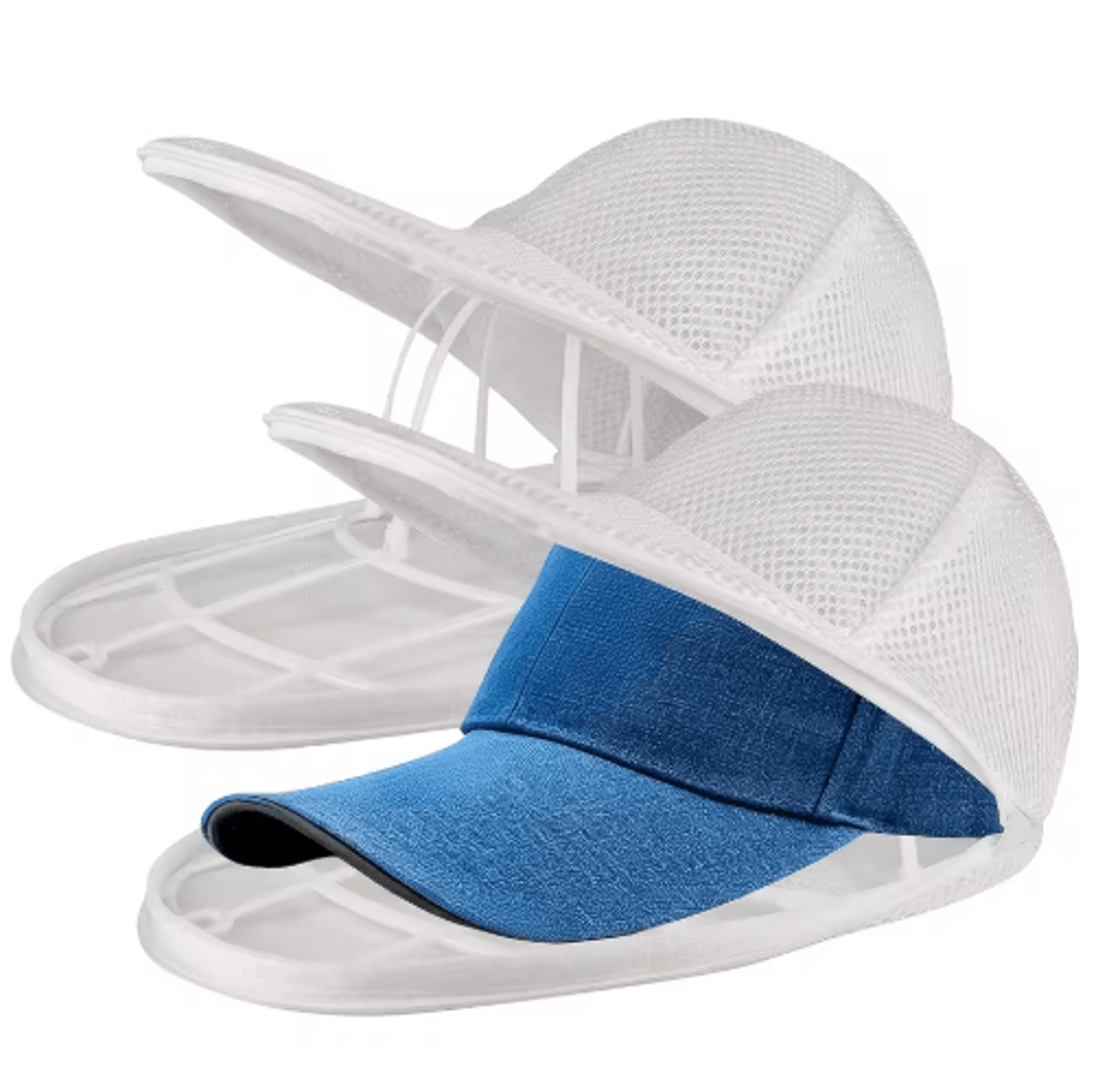 2Pcs Baseball Cap Washing Set  Mesh Hat Washing Bag  Protective Cap Rack 0