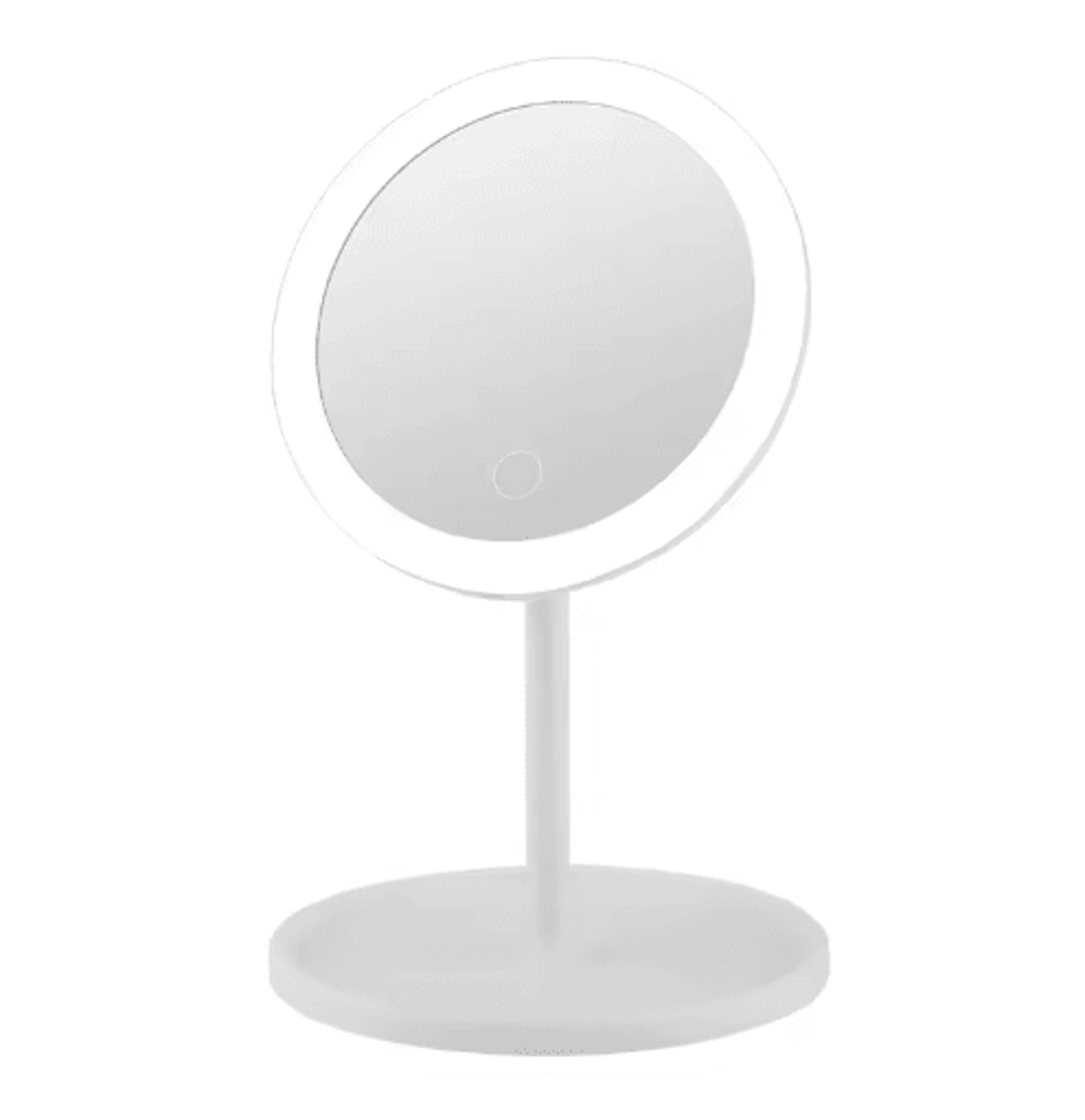 Portable LED Makeup Mirror With Tray  Dimmable 3Color Vanity Desk Mirror 2