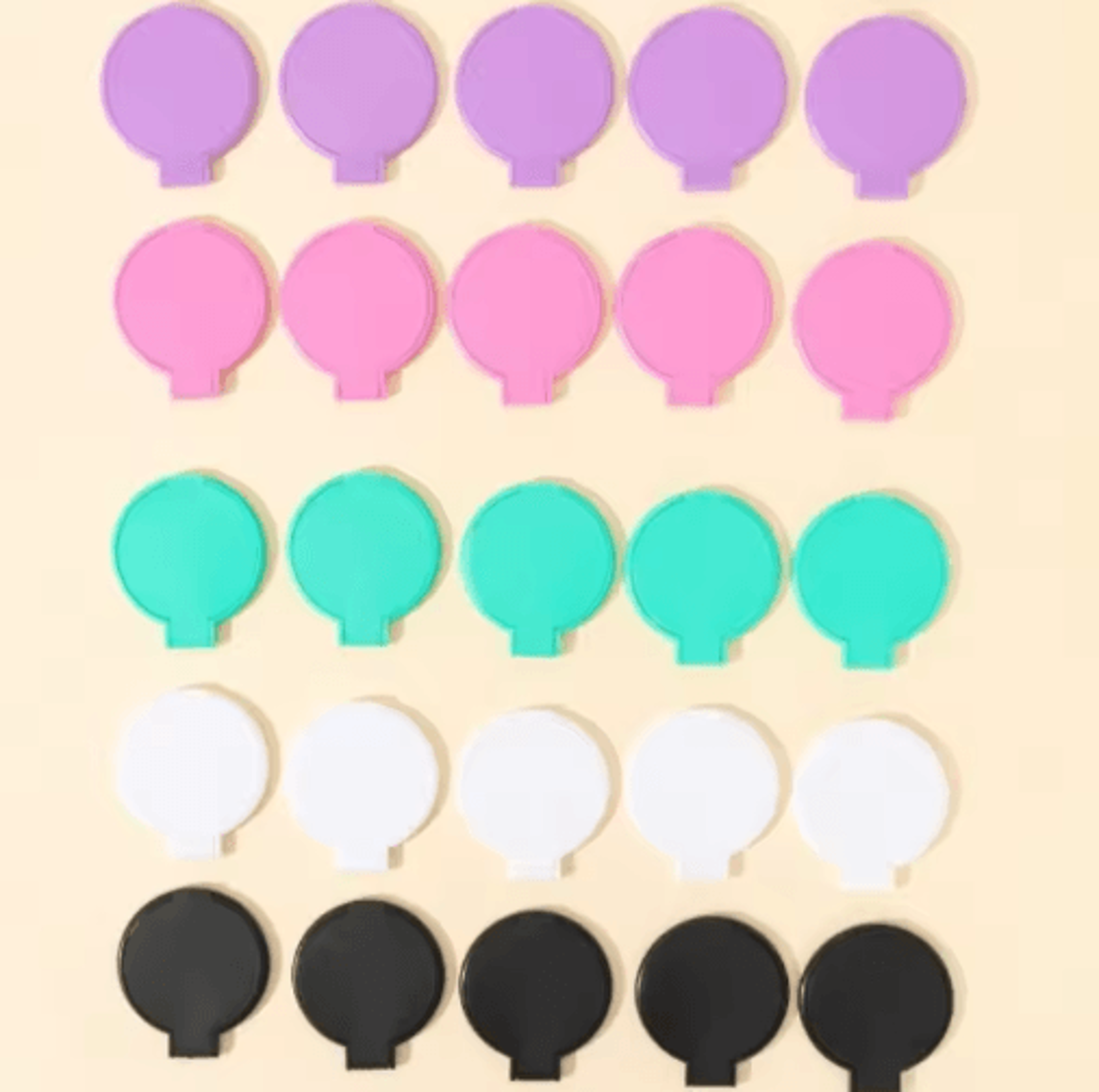 Portable Foldable Makeup Mirrors  Mini Handheld Travel Cosmetic Mirror Sets 3