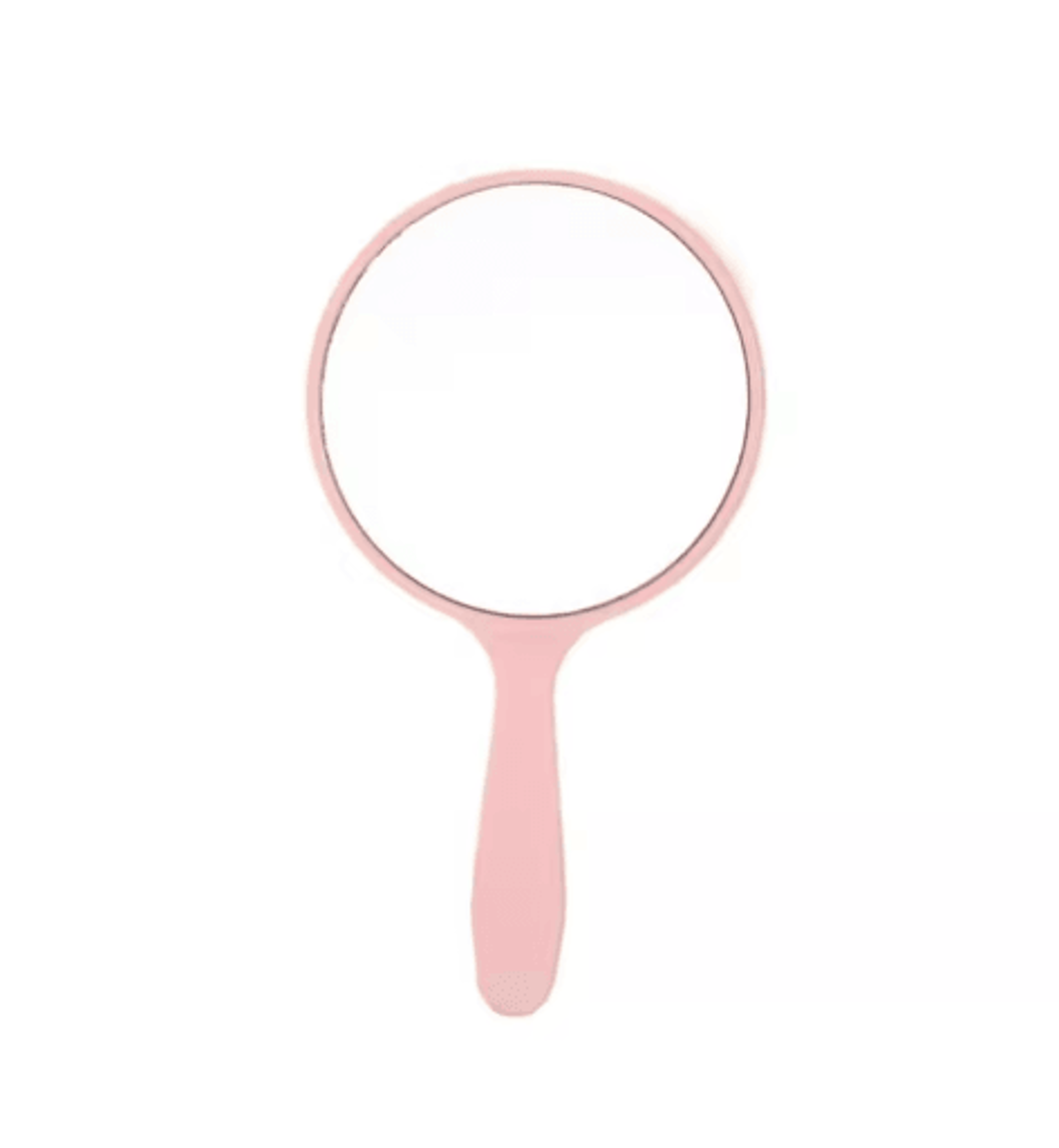 Durable Round Handheld Makeup Mirror  Portable Beauty Mirror With Handle 6