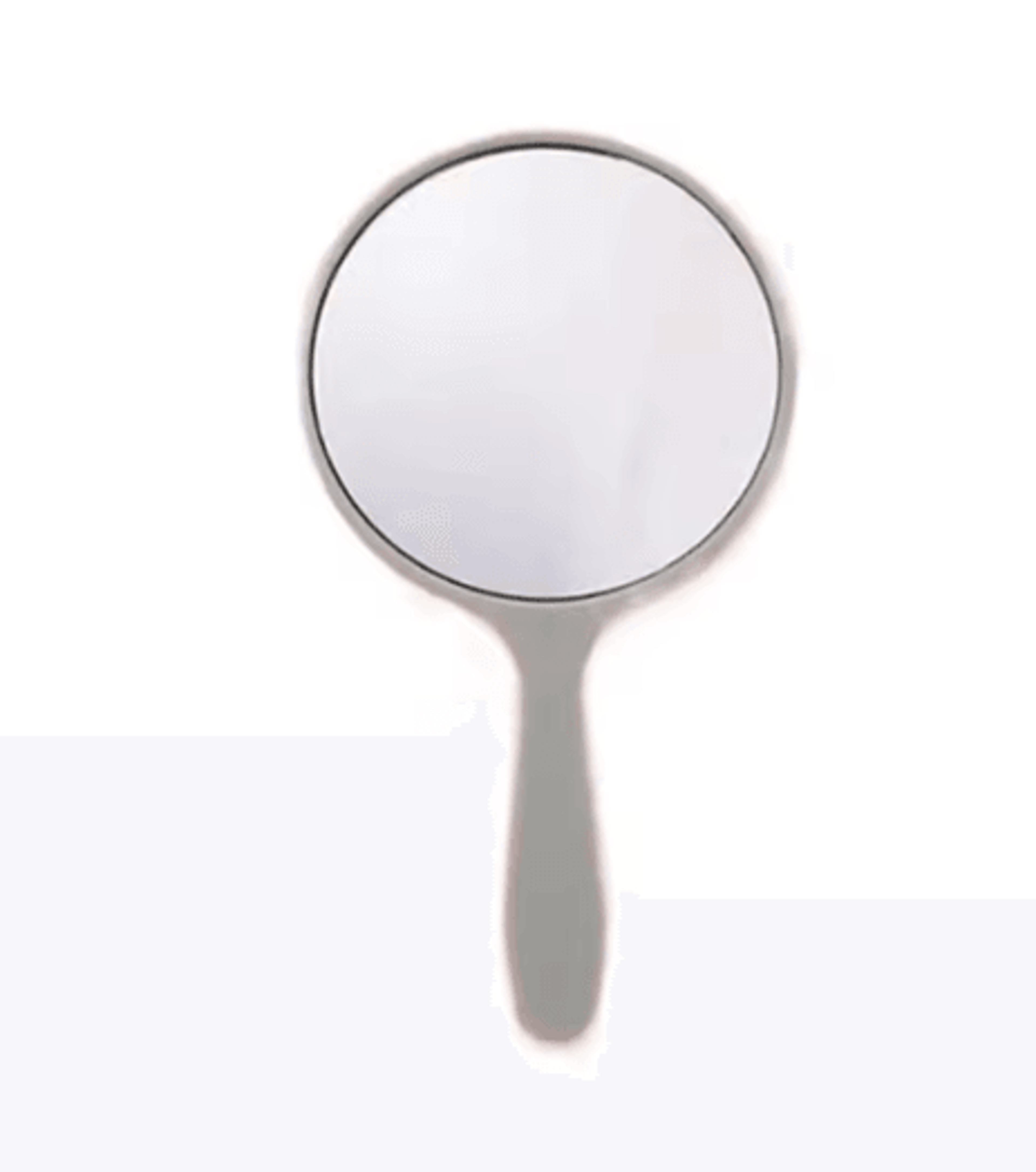 Durable Round Handheld Makeup Mirror  Portable Beauty Mirror With Handle 4