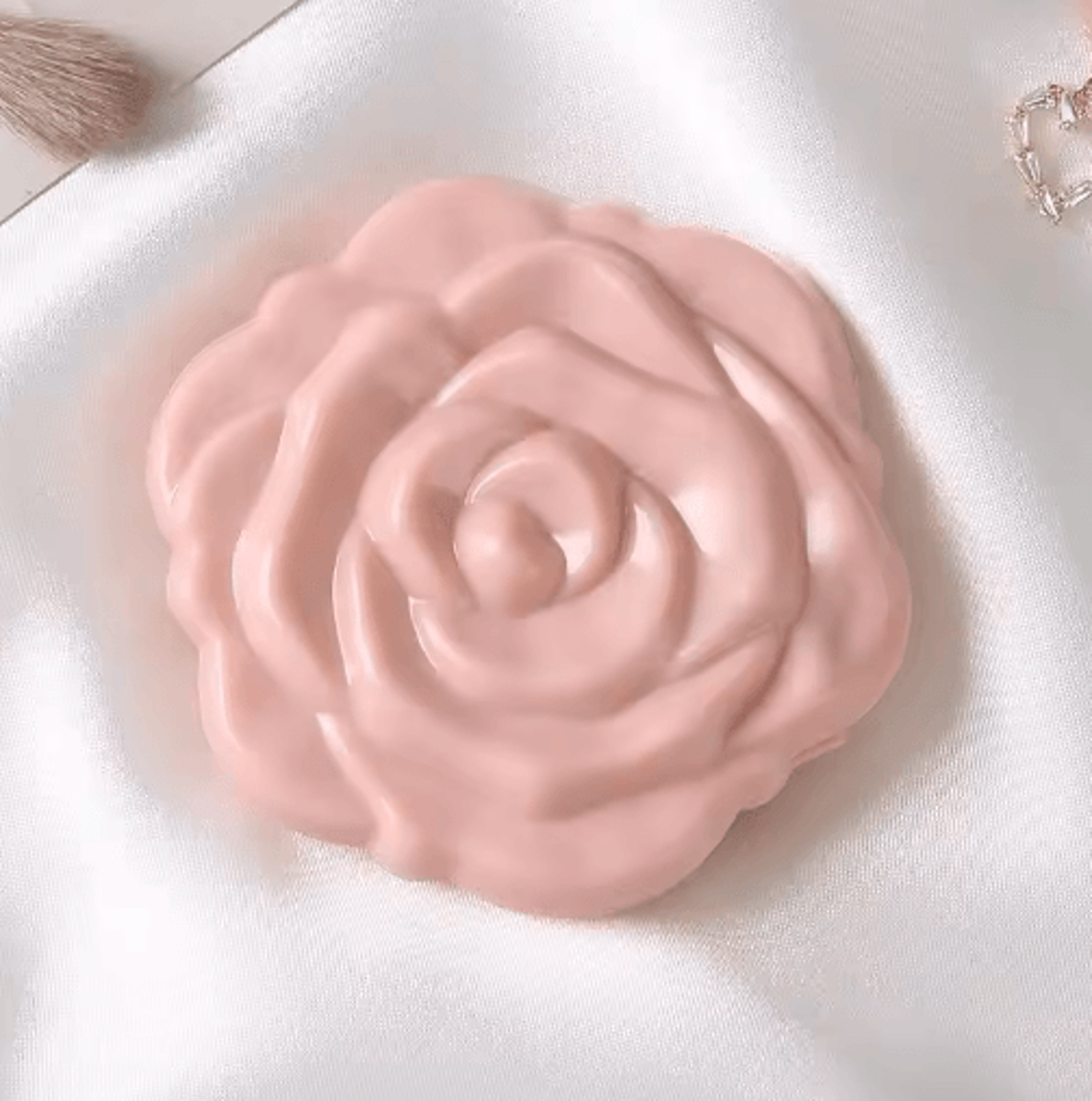 Retro Rose Pocket Mirror  DoubleSided Mini Floral Makeup Mirror 6