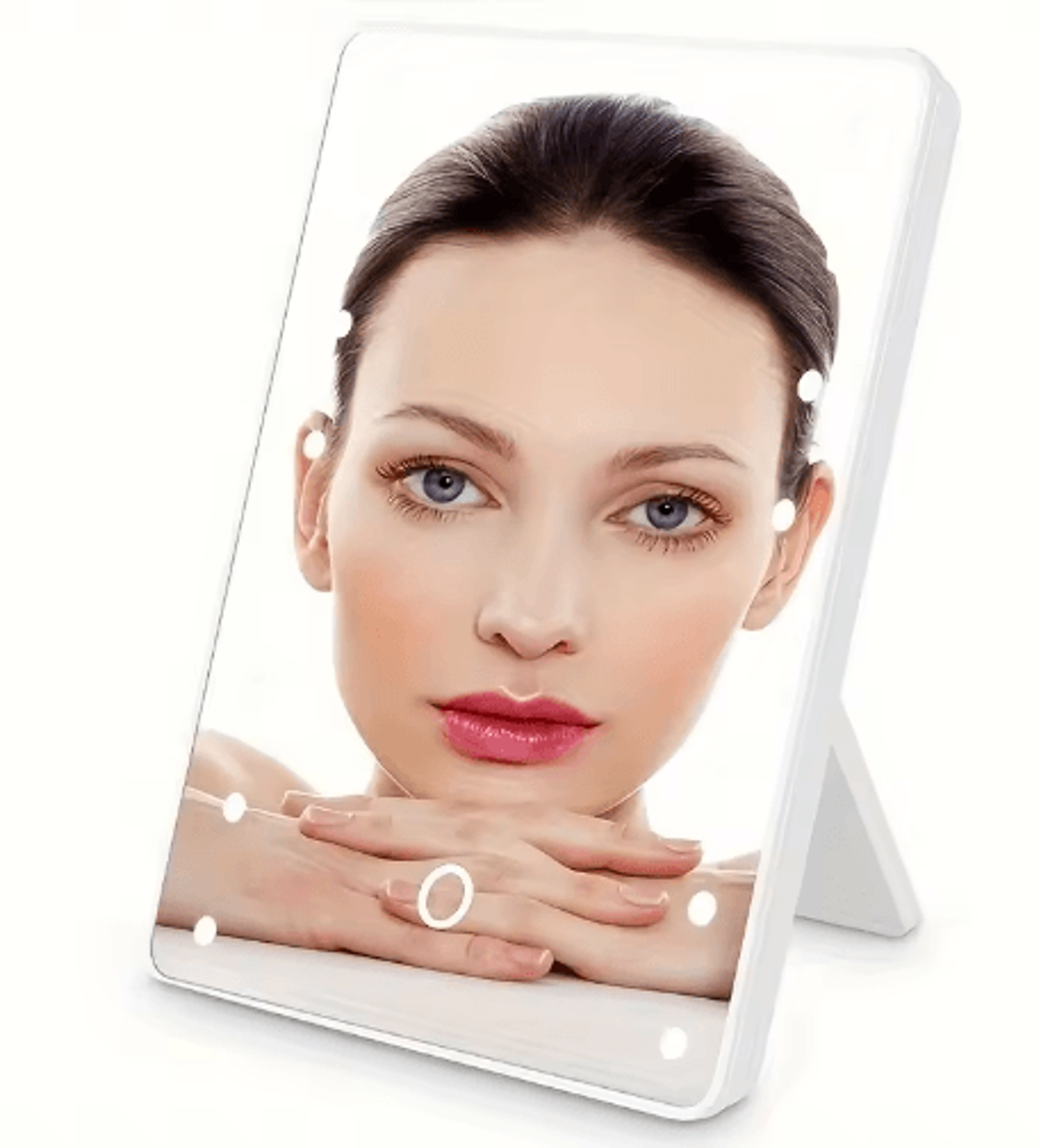 16LED Makeup Mirror  Dimmable Touch Control Tabletop Vanity Mirror 2