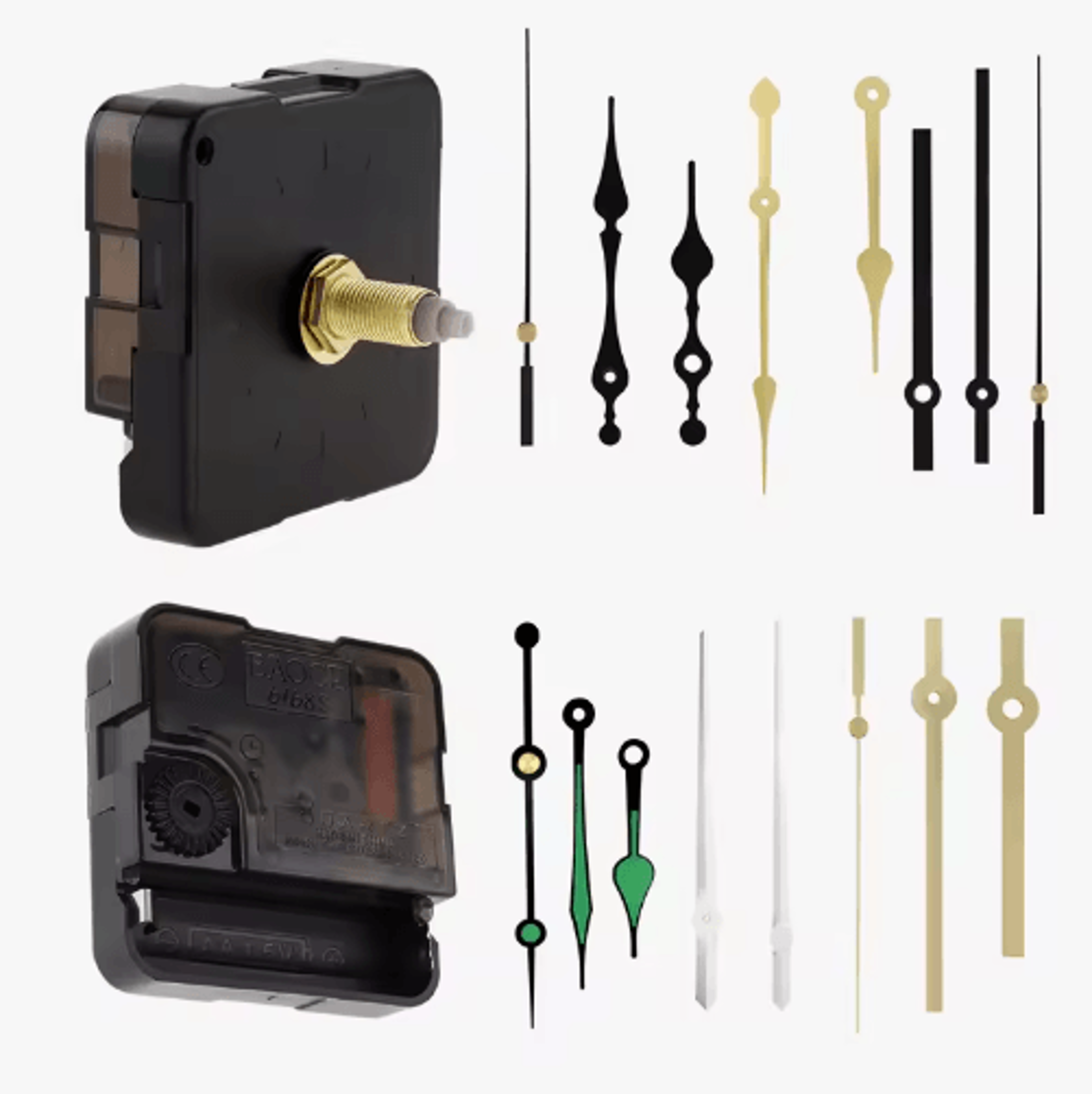 Long Shaft Silent Quartz Clock Movement  DIY Wall  Table Clock Repair Mechanism 0