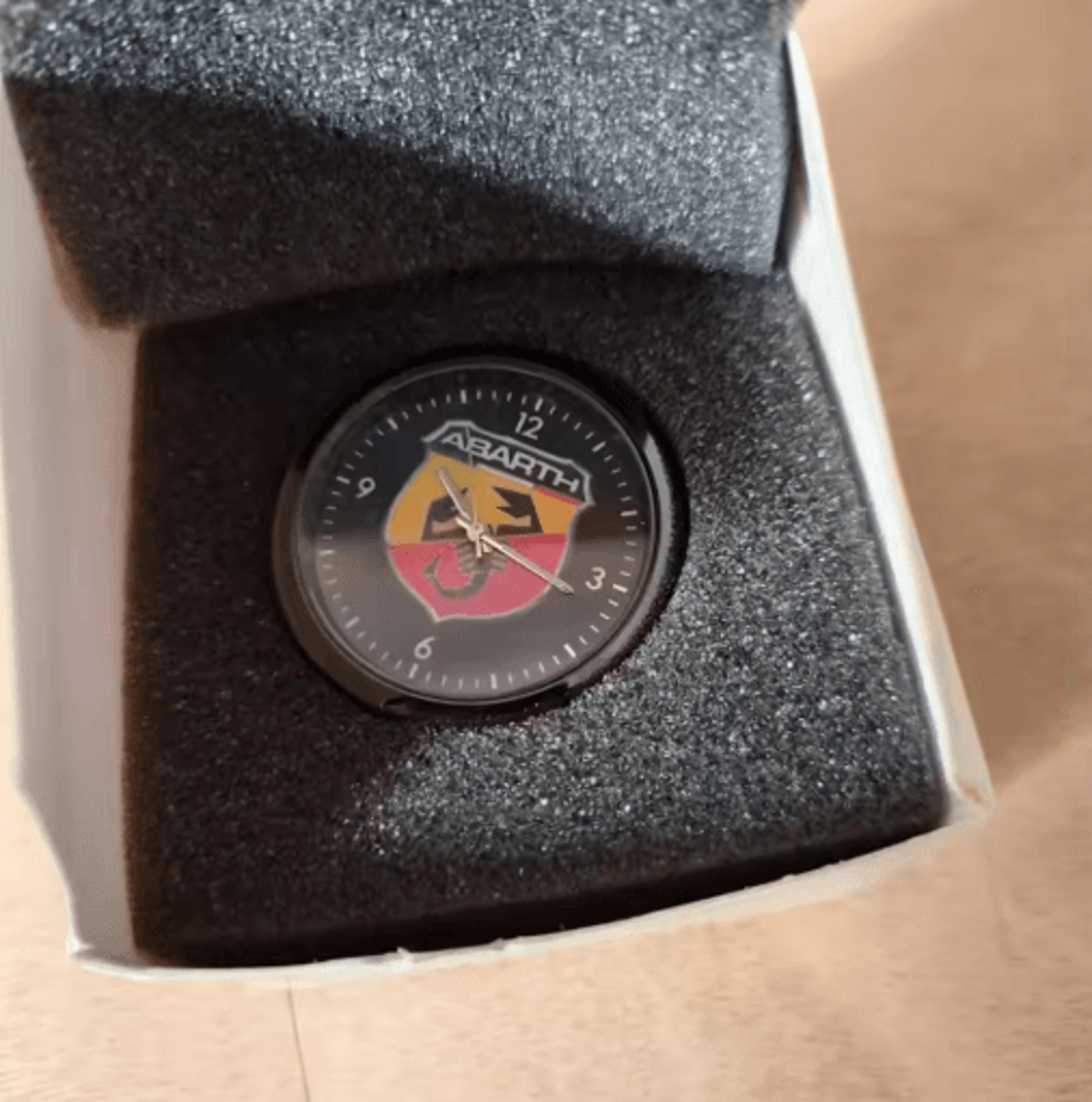 Luminous Starry Sky Car Electronic Clock  Interior Accessory For Fiat Abarth Models 3