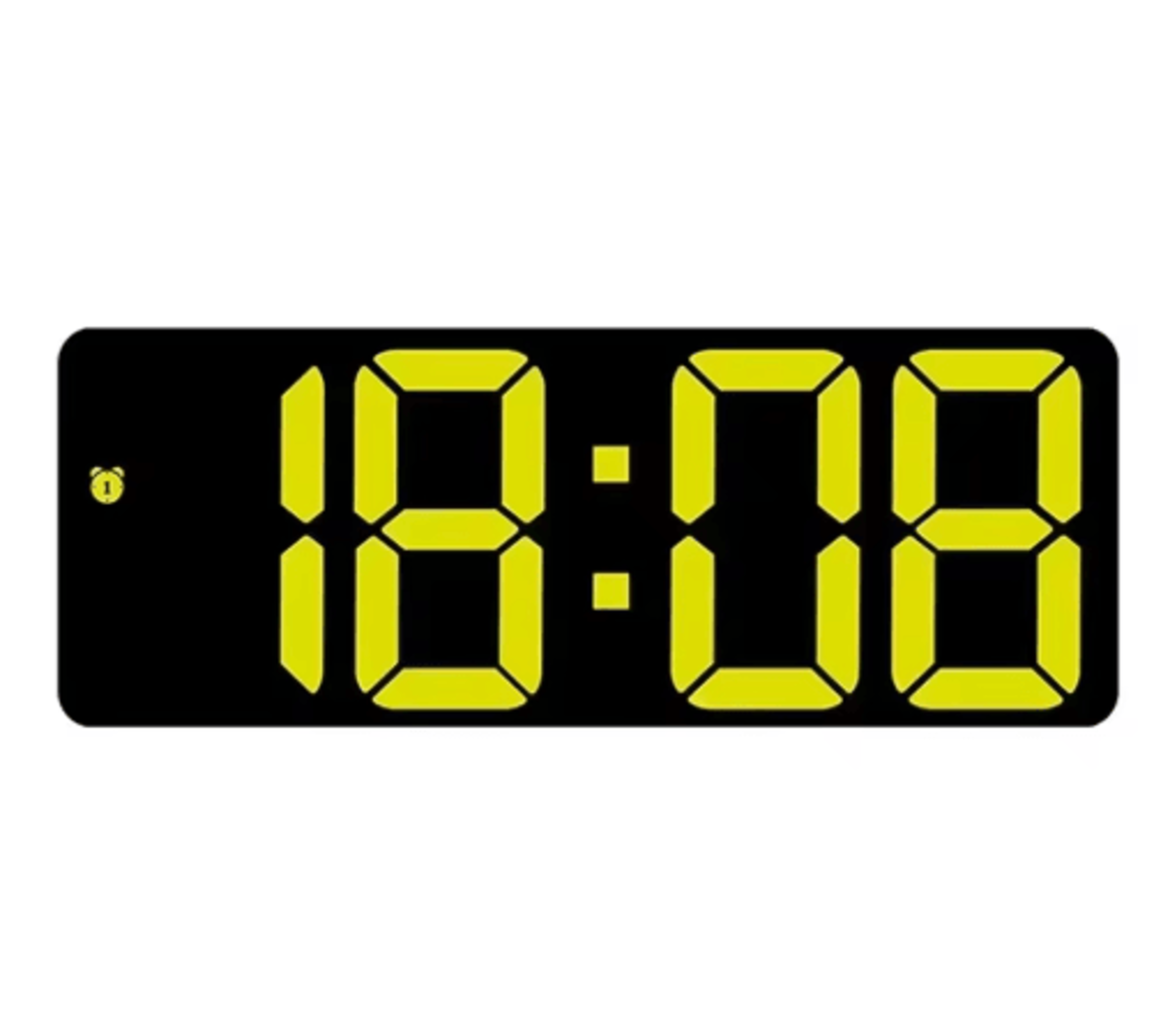 Voice Control Electronic Alarm Clock  Large Digital Display With Calendar  Temperature 3