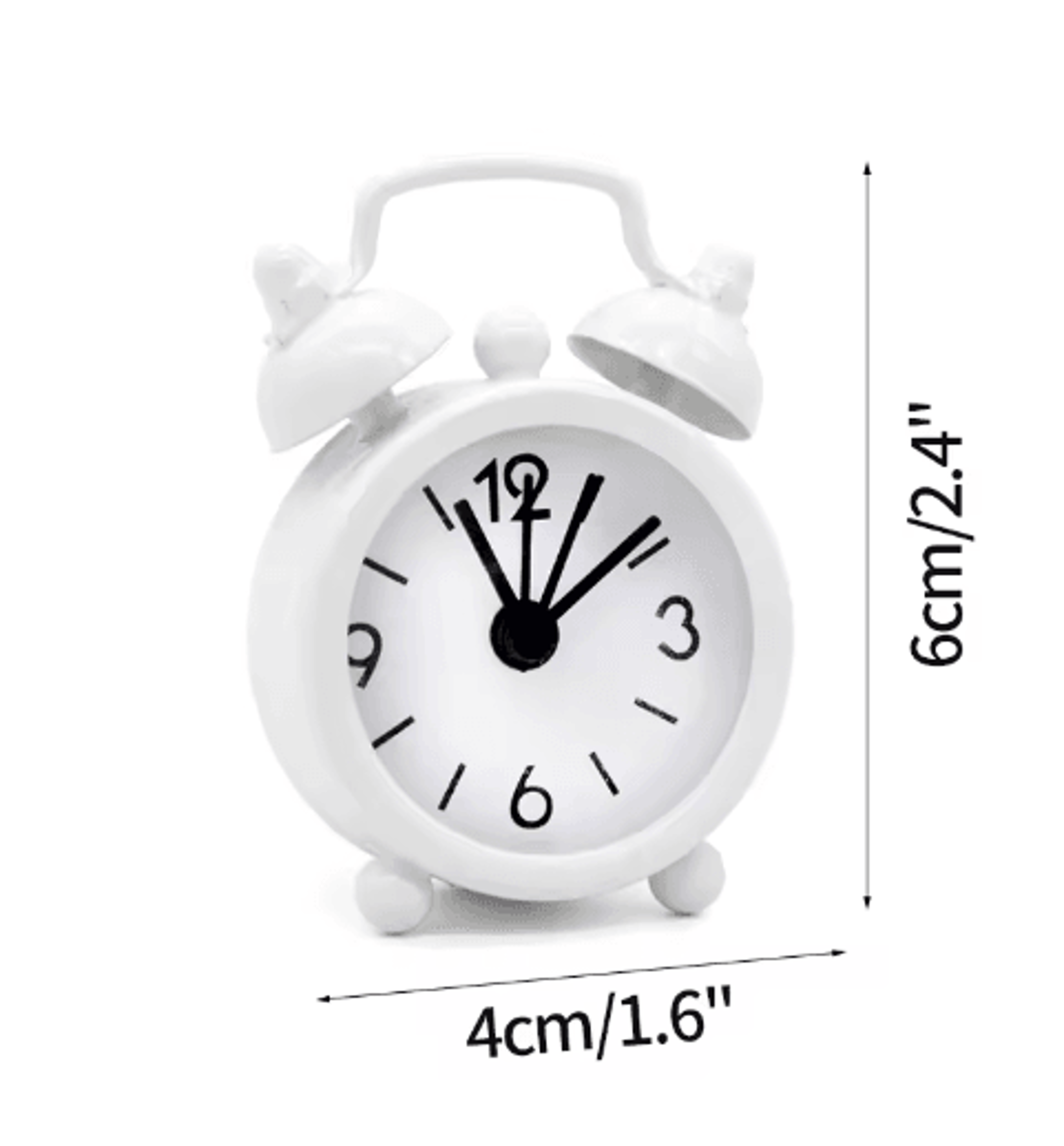 Mini LCD Digital Alarm Clock  Simple Desk  Bedside Time Display 9
