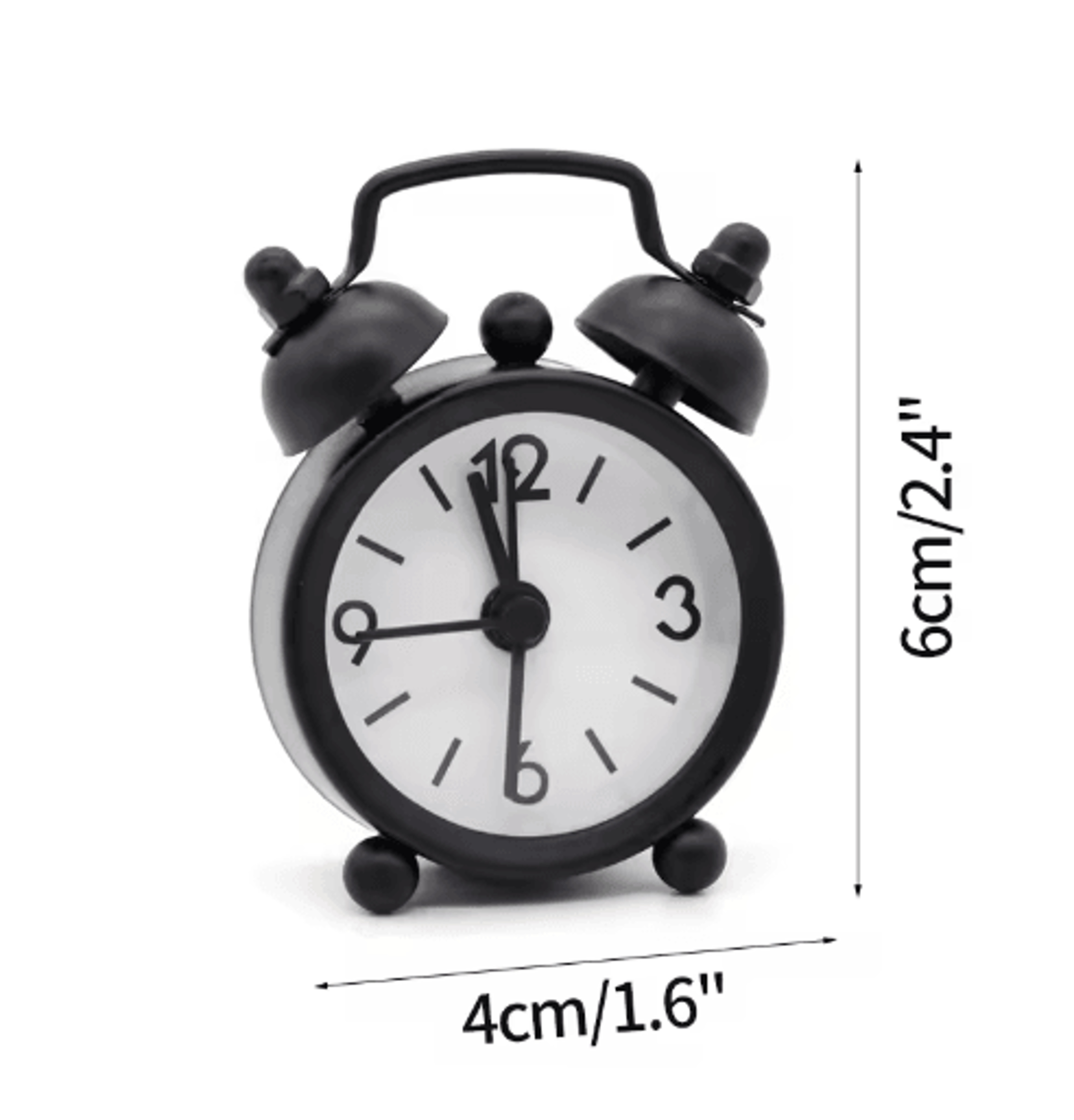 Mini LCD Digital Alarm Clock  Simple Desk  Bedside Time Display 20