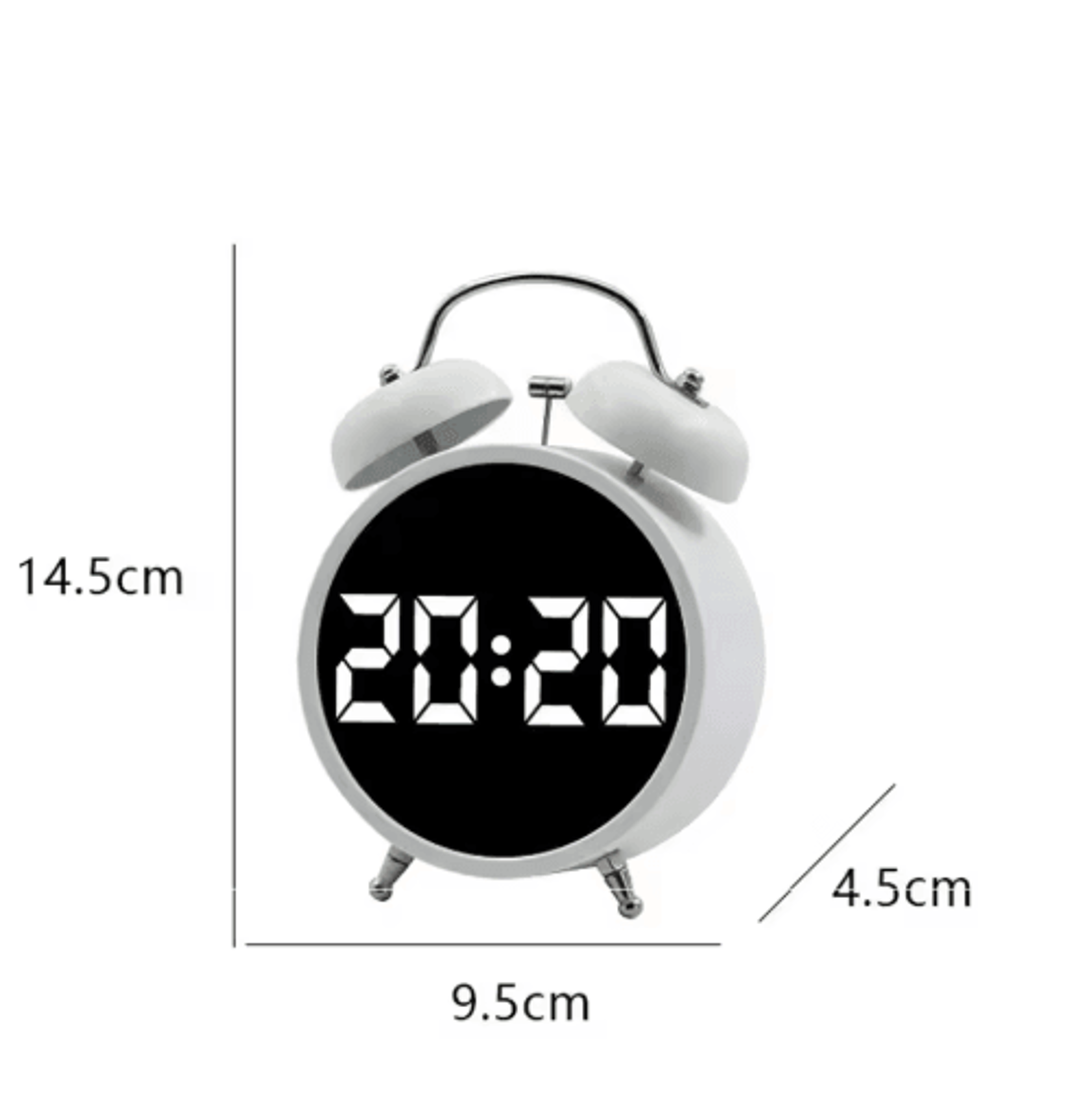 Extra Large LED Alarm Clock  EasyRead Number Display With Sound Alarm 3