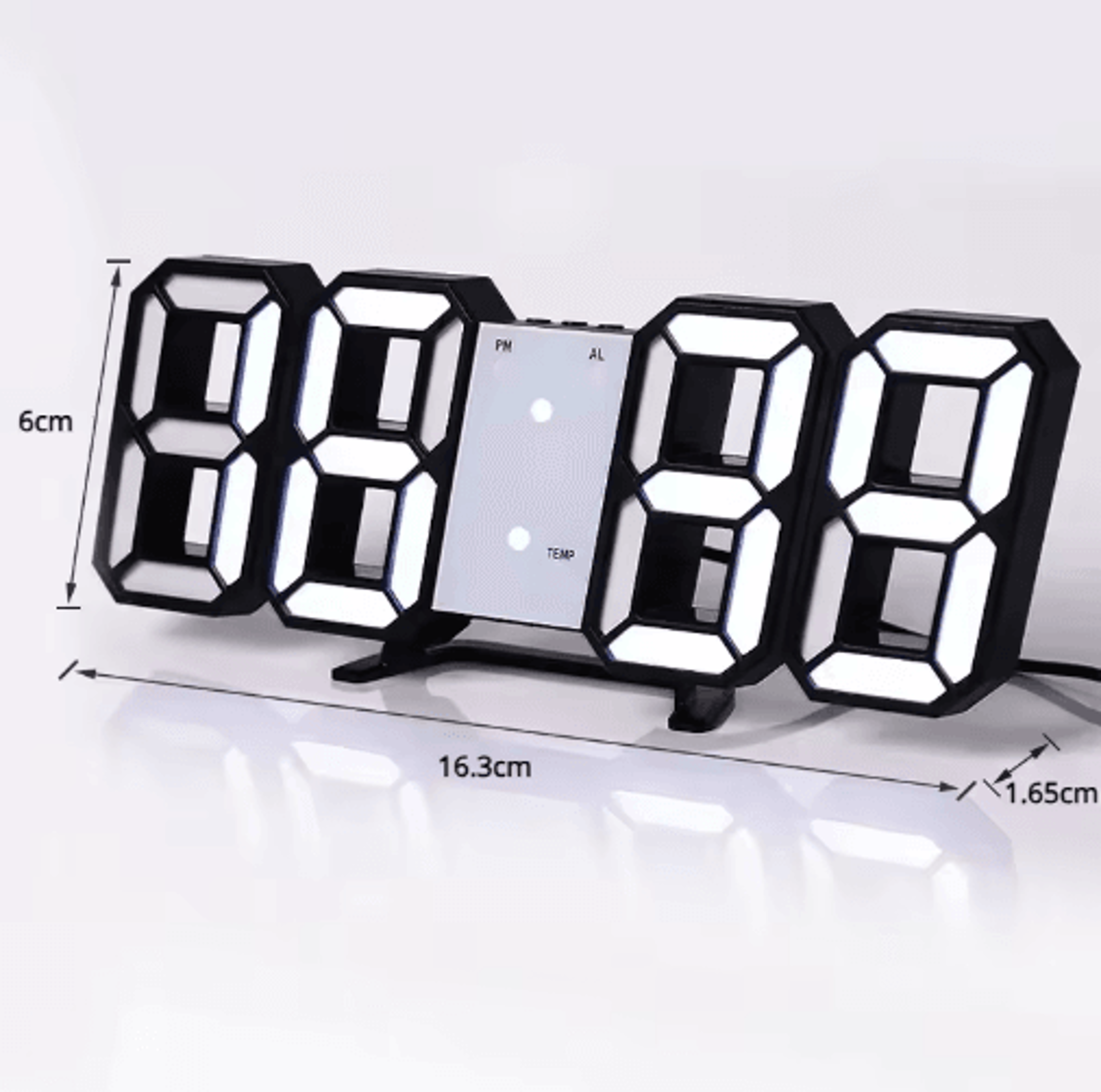 Modern Digital LED Clock  Wall  Table Alarm Clock For Stylish Home Decor 4