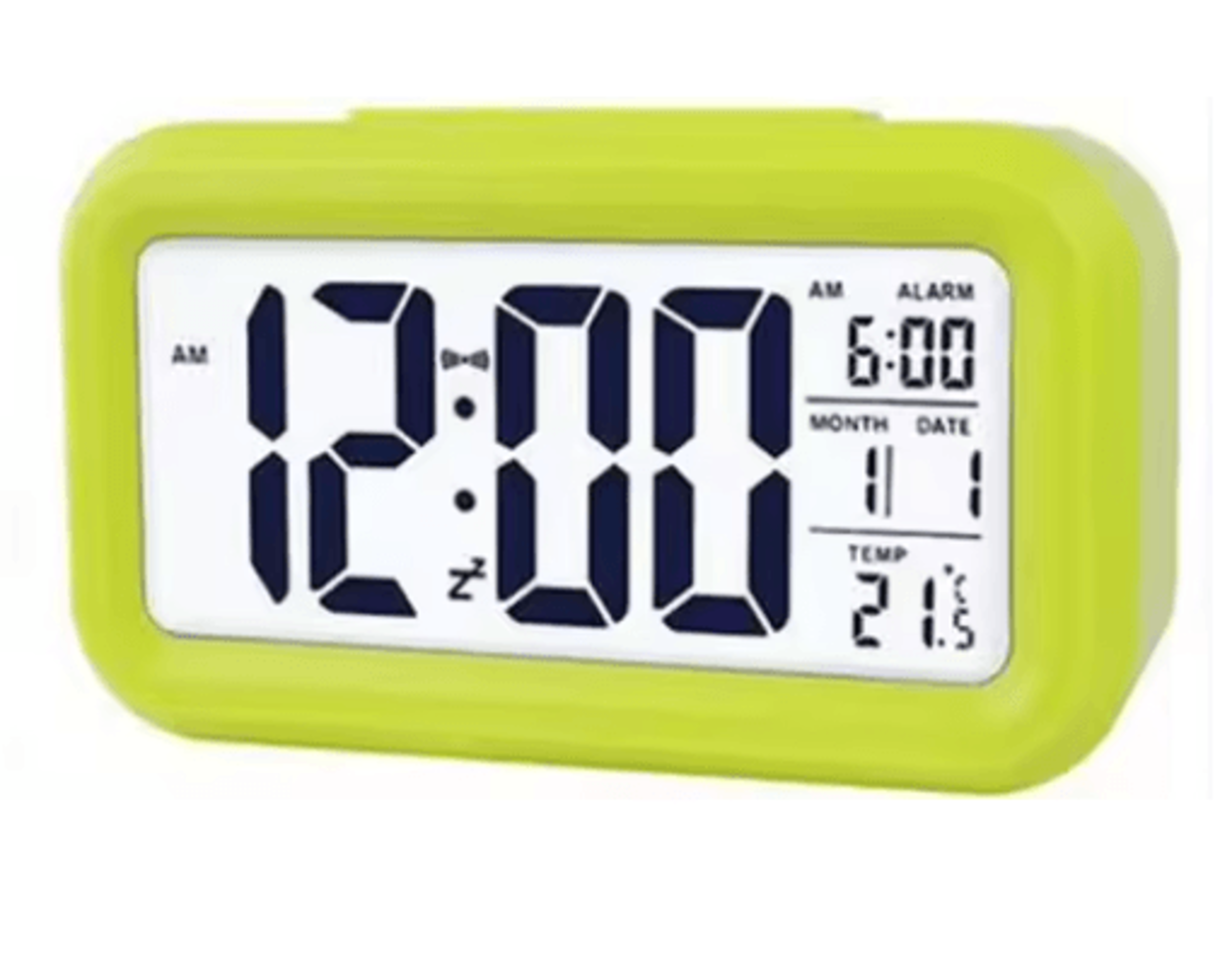 LED Digital Alarm Clock  Backlit Desk Clock With Snooze  Calendar 1