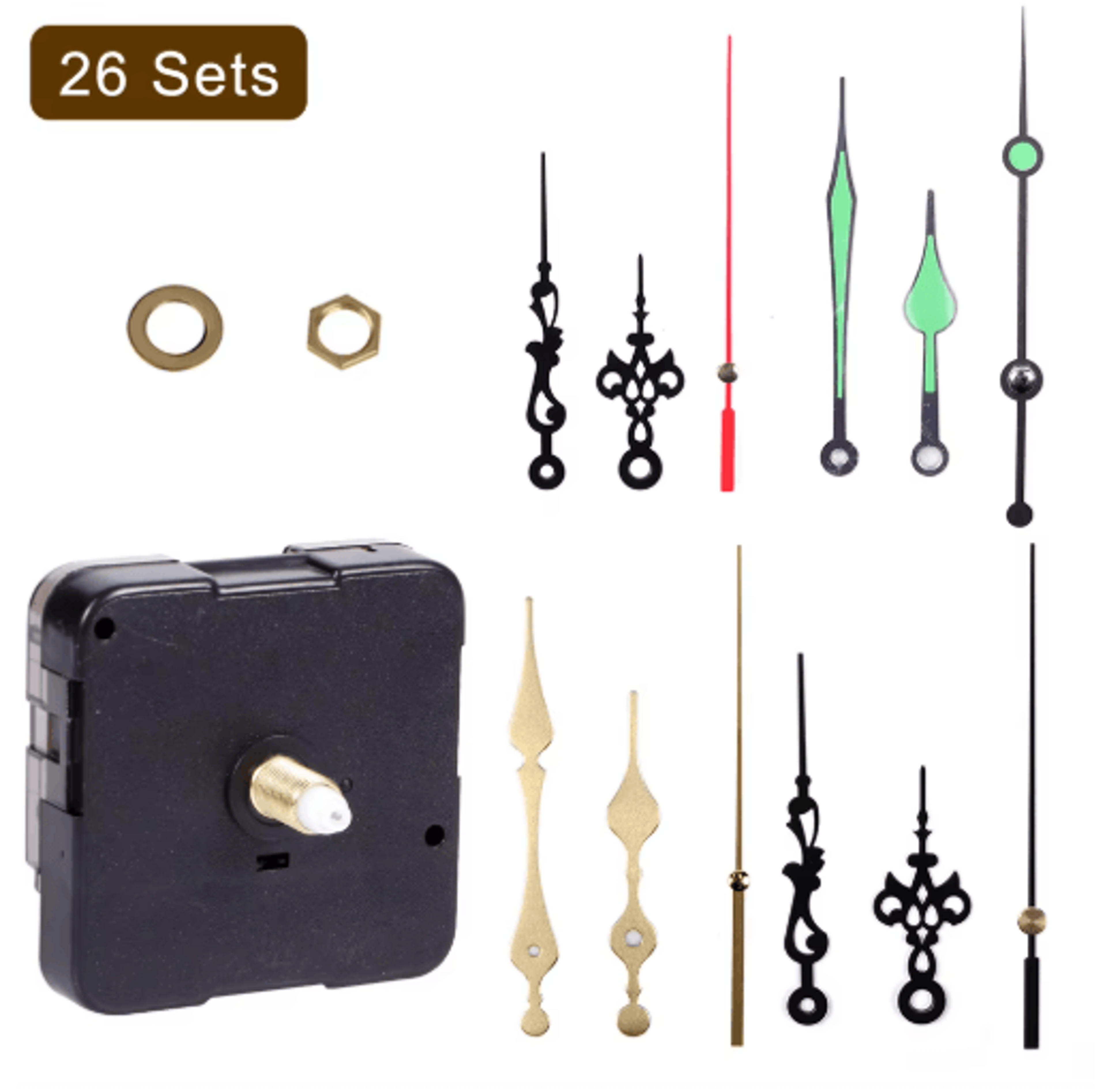 Silent Quartz Clock Mechanism  DIY Wall Clock Movement Replacement Part 0