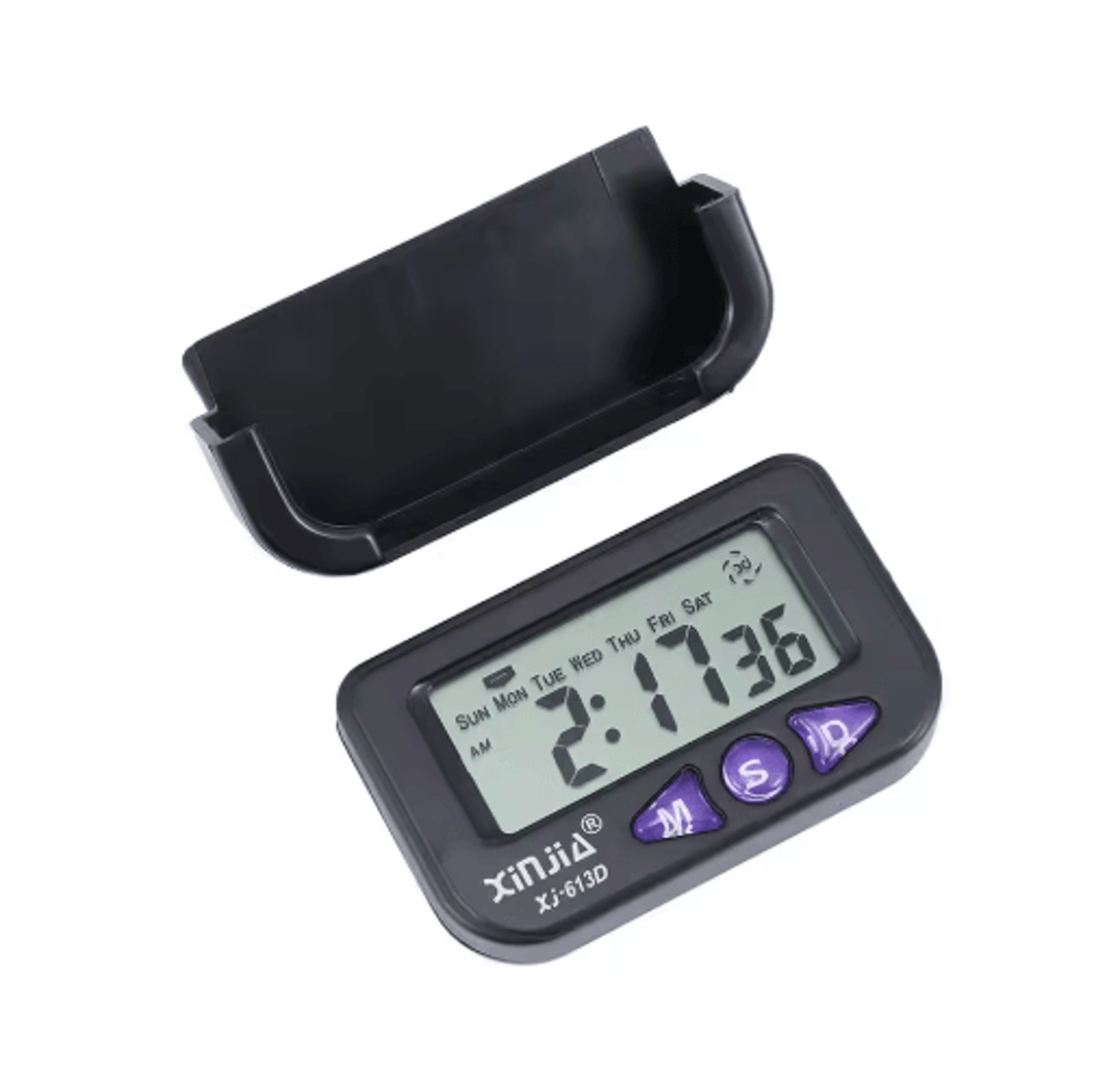 Portable Digital Pocket Clock  Date Alarm  Stopwatch Time Display 2