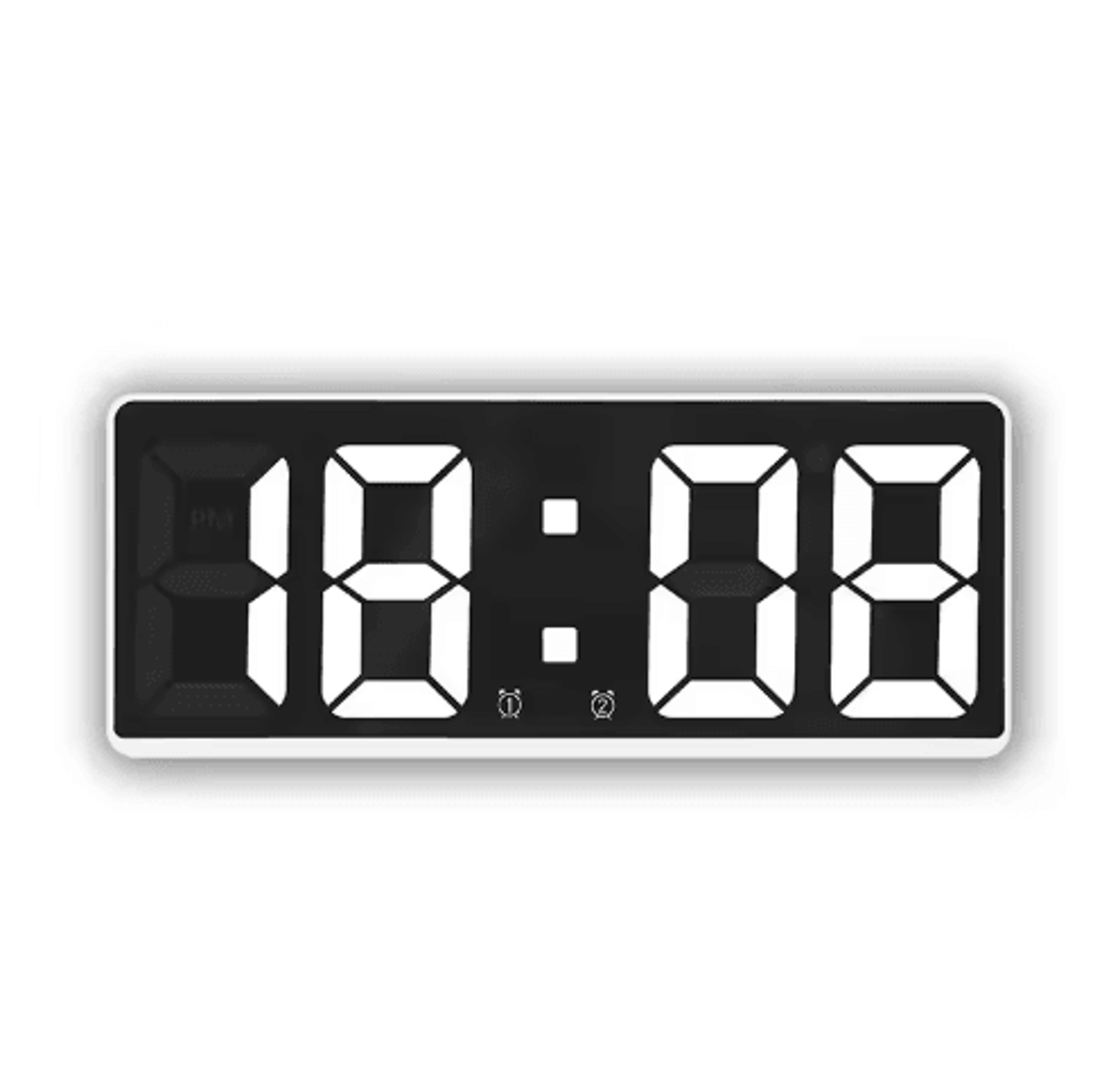 Voice Control Digital Alarm Clock  Temperature Snooze  Night Mode LED Clock 7