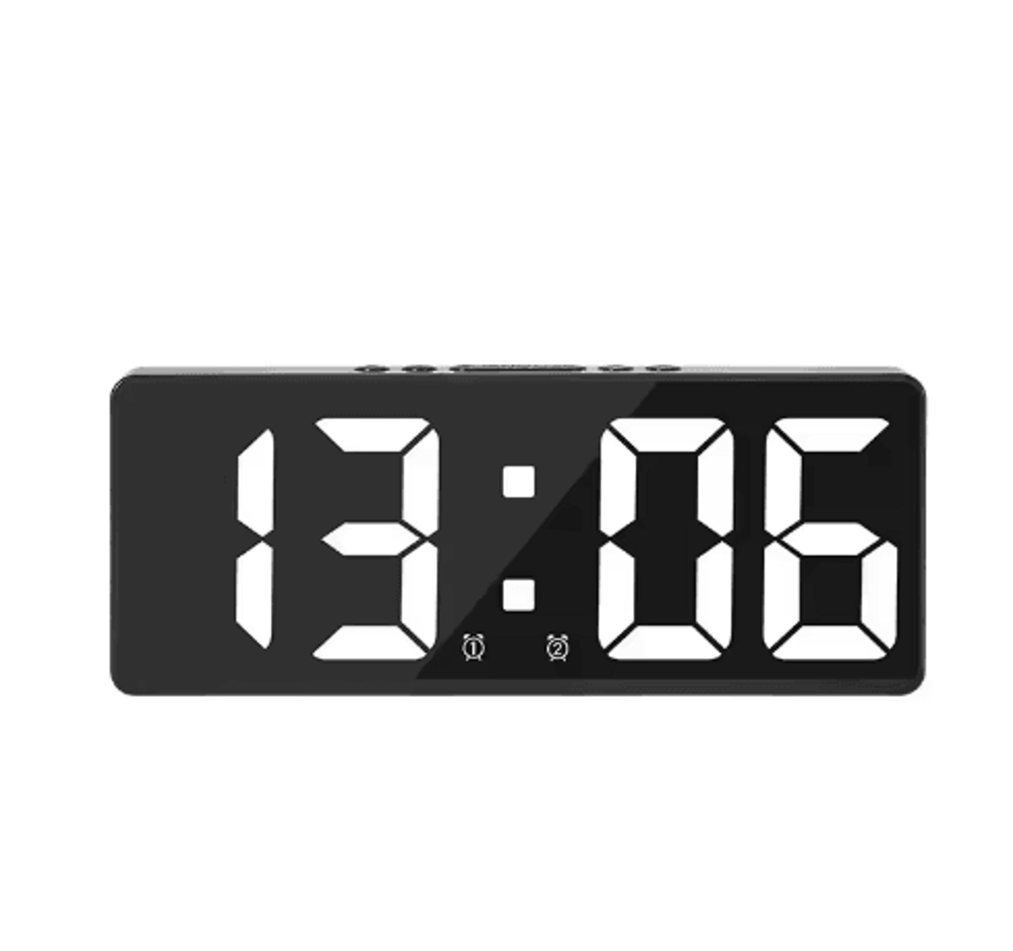 Voice Control Digital Alarm Clock  Temperature Snooze  Night Mode LED Clock 6
