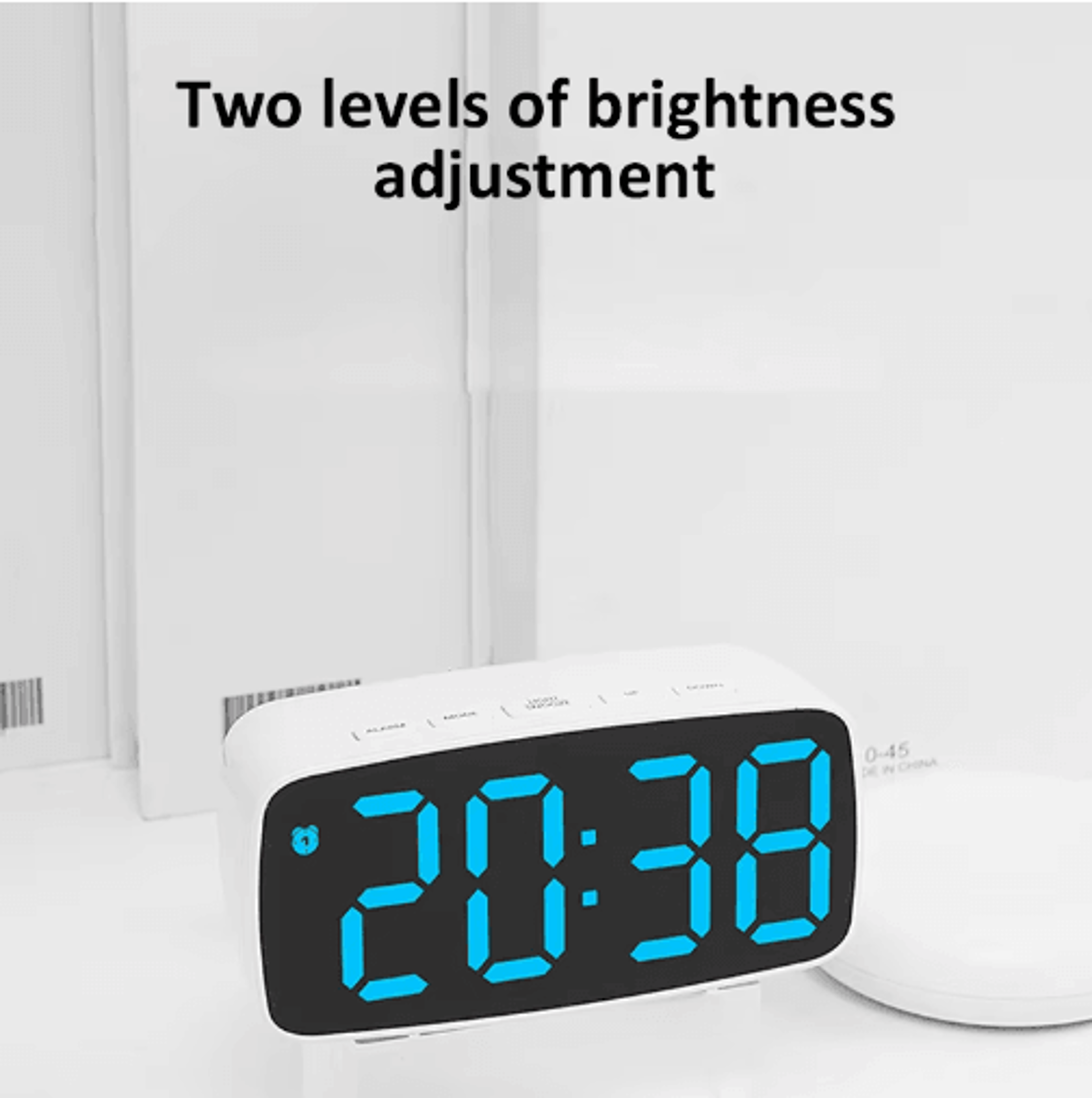 Super Loud Vibrating Alarm Clock  LED Table Clock For Heavy Sleepers 9