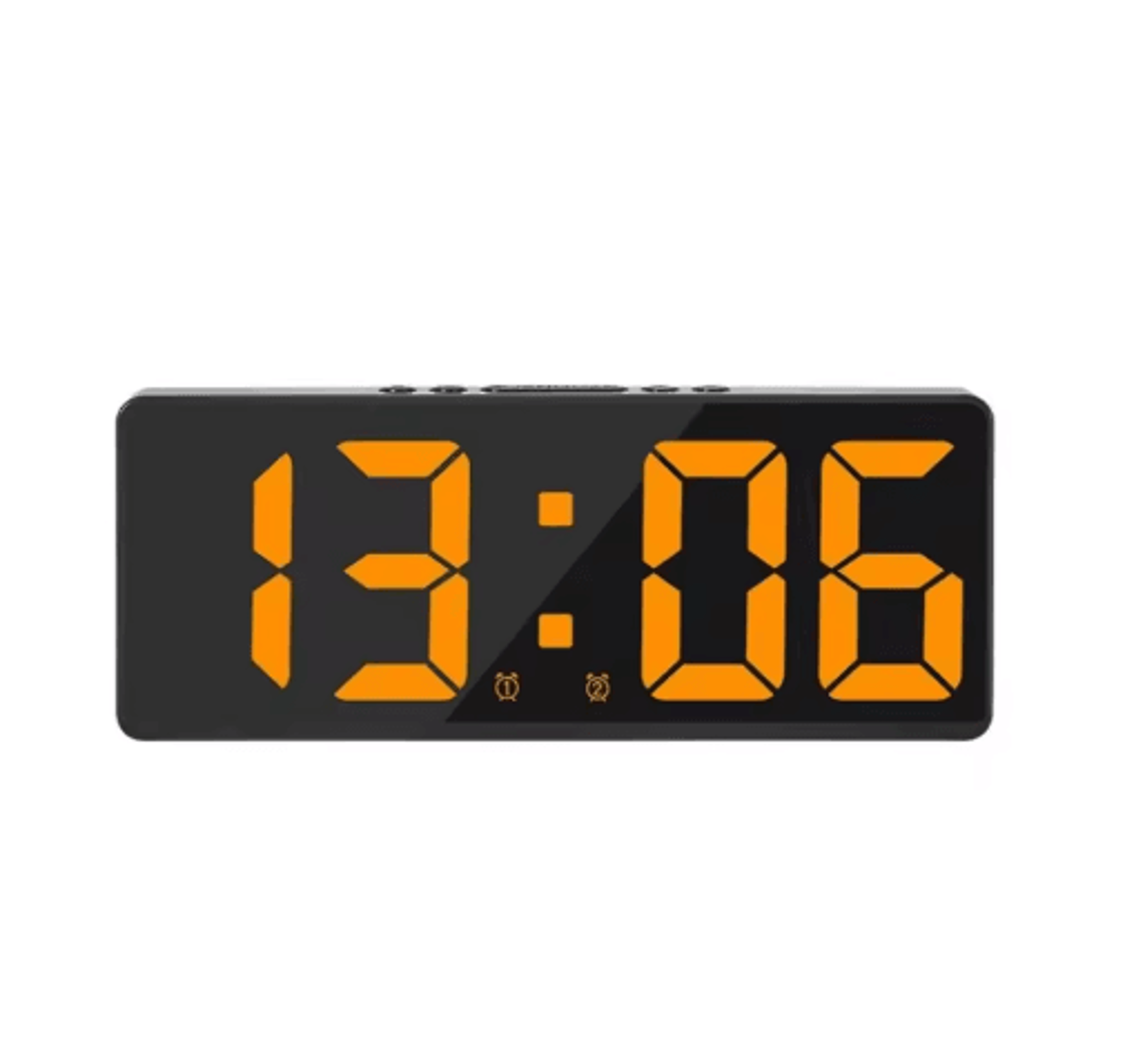 Multifunction LED Digital Clock  Color Night Light Temperature  Calendar Display 5