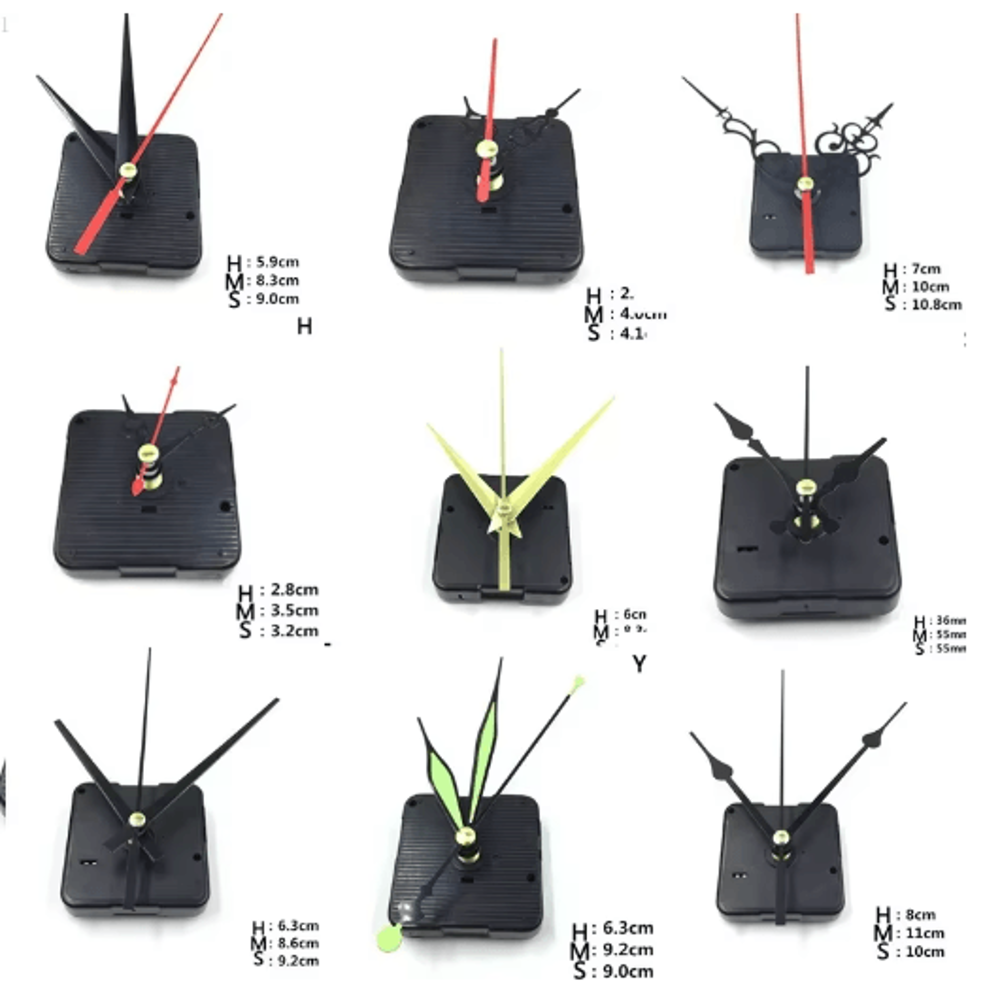 Silent Quartz Clock Movement Kit  DIY Wall Clock Mechanism With Hands 0