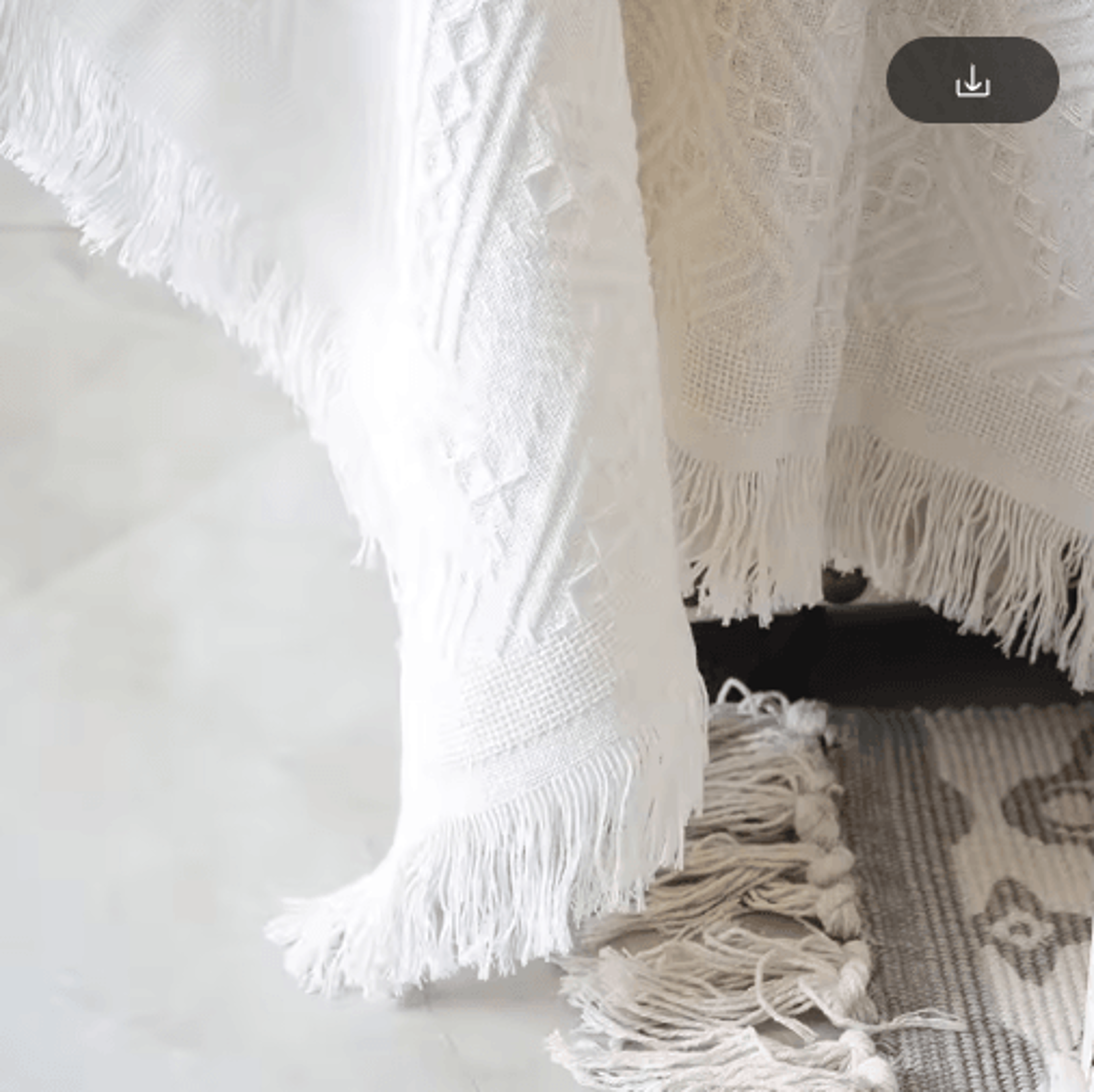 Nordic Cotton Throw Blanket  Tassel Sofa Picnic  Travel Cover 7