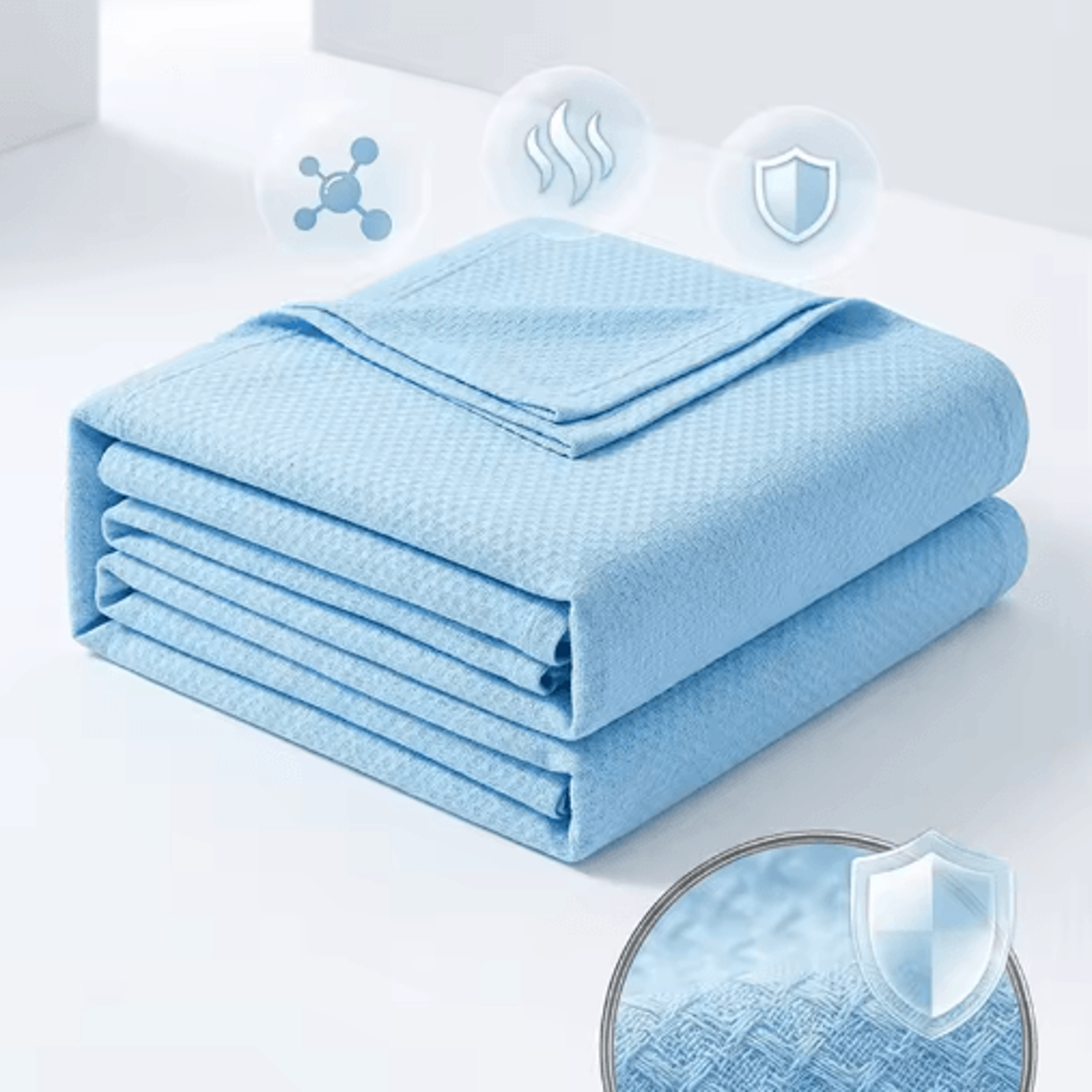 100 Bamboo Fiber Summer Blanket  Lightweight Breathable Cooling Bed  Sofa Throw 11