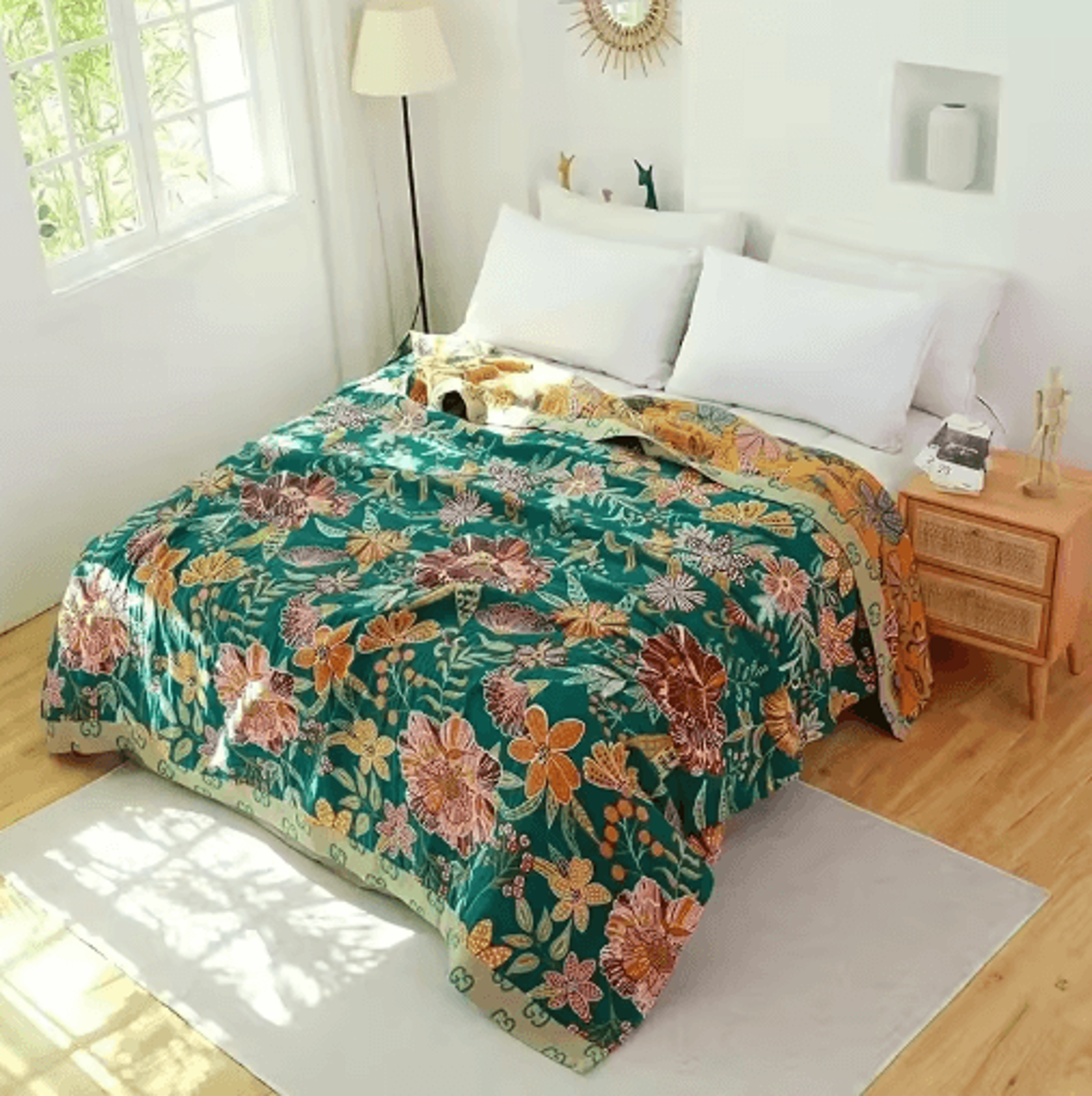 Nordic Cotton Gauze Throw Blanket  Boho Summer Sofa  Bed Cover 7