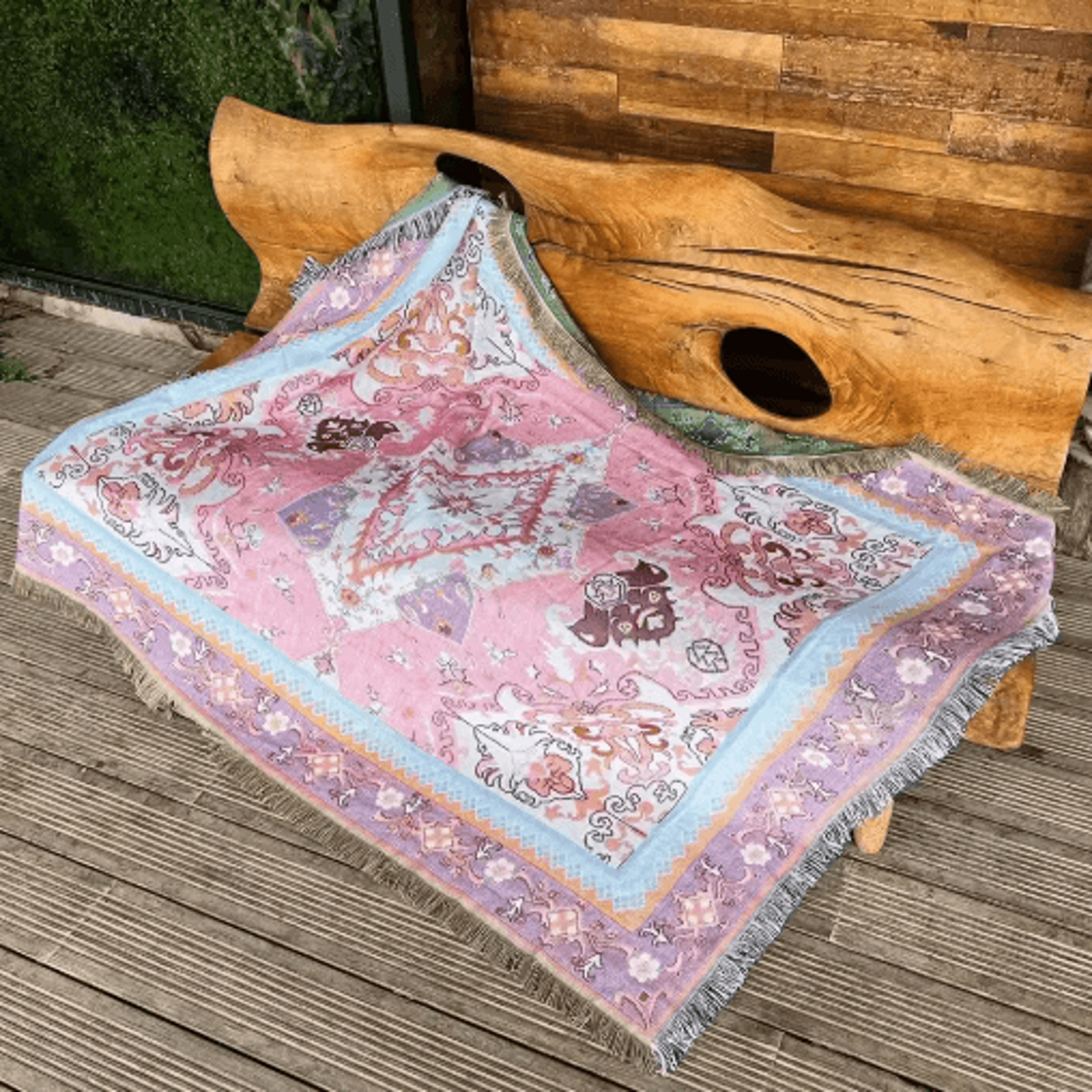 Nordic Bohemian Throw Blanket  Decorative Sofa Cover Tapestry  Picnic Rug 8