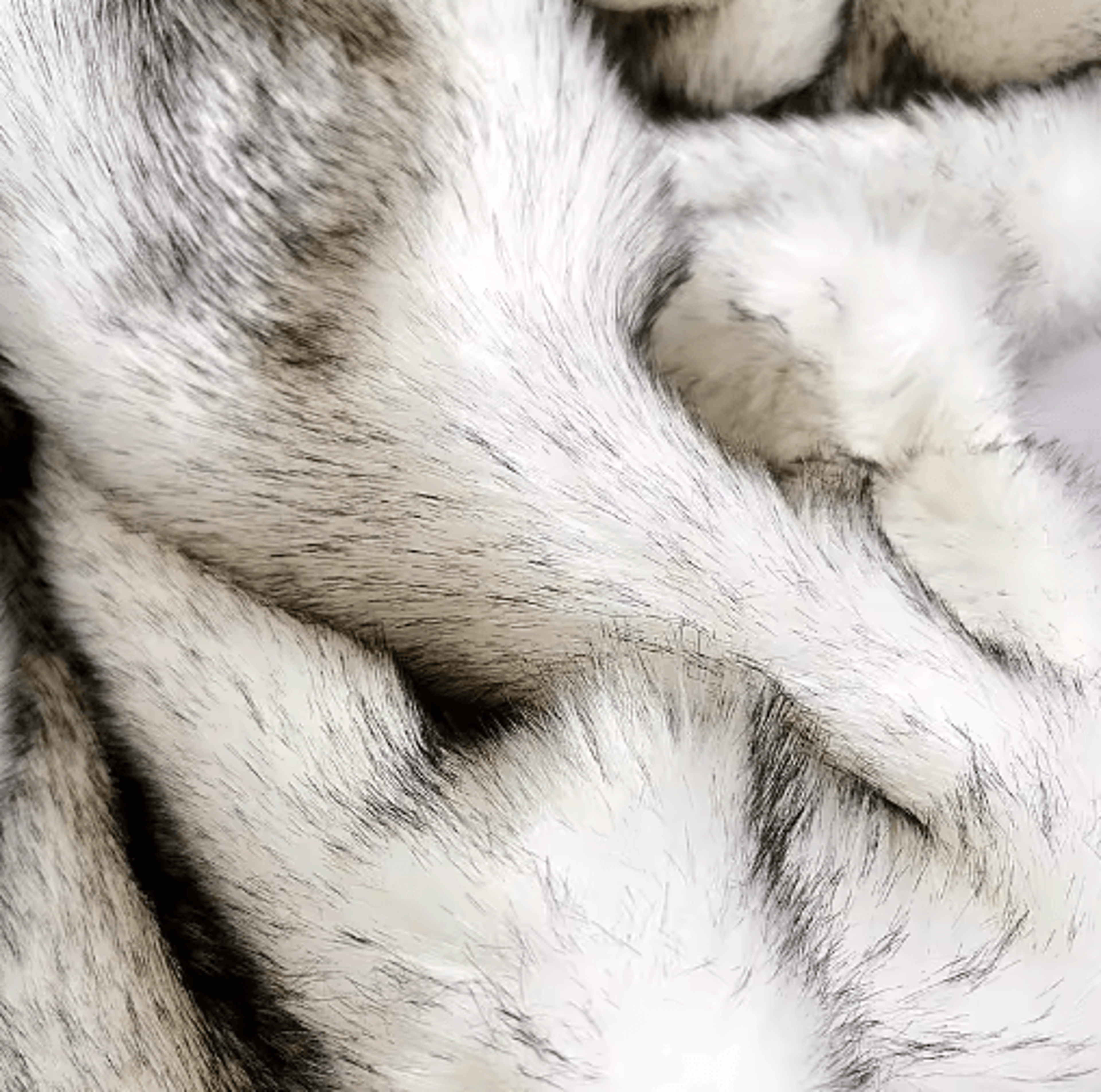 Luxury Faux Fox Fur Blanket  Thick Fluffy Plush Winter Sofa Throw 5