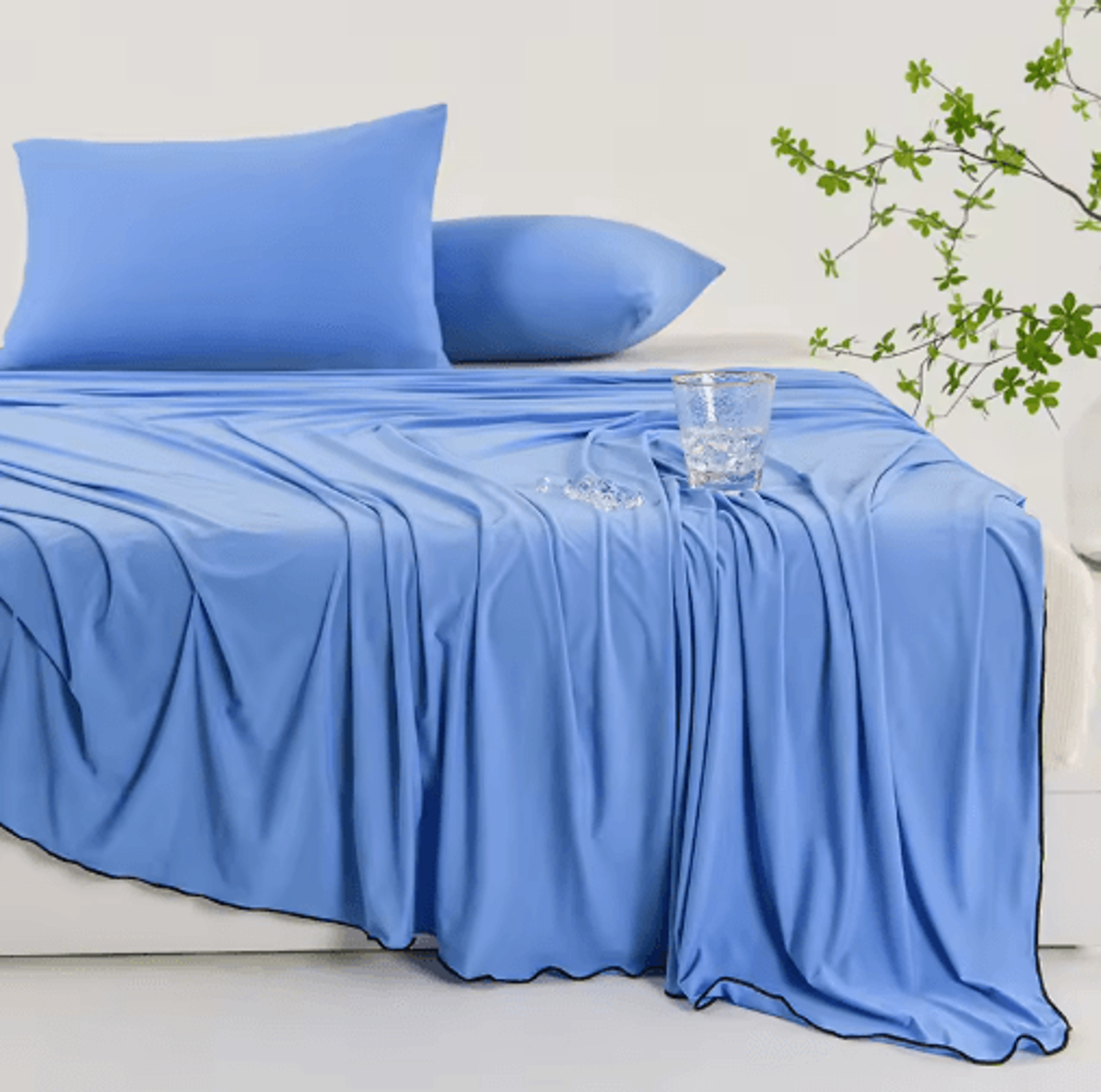 UltraThin Ice Silk Cooling Blanket  Silky Breathable Summer Bed Quilt 4