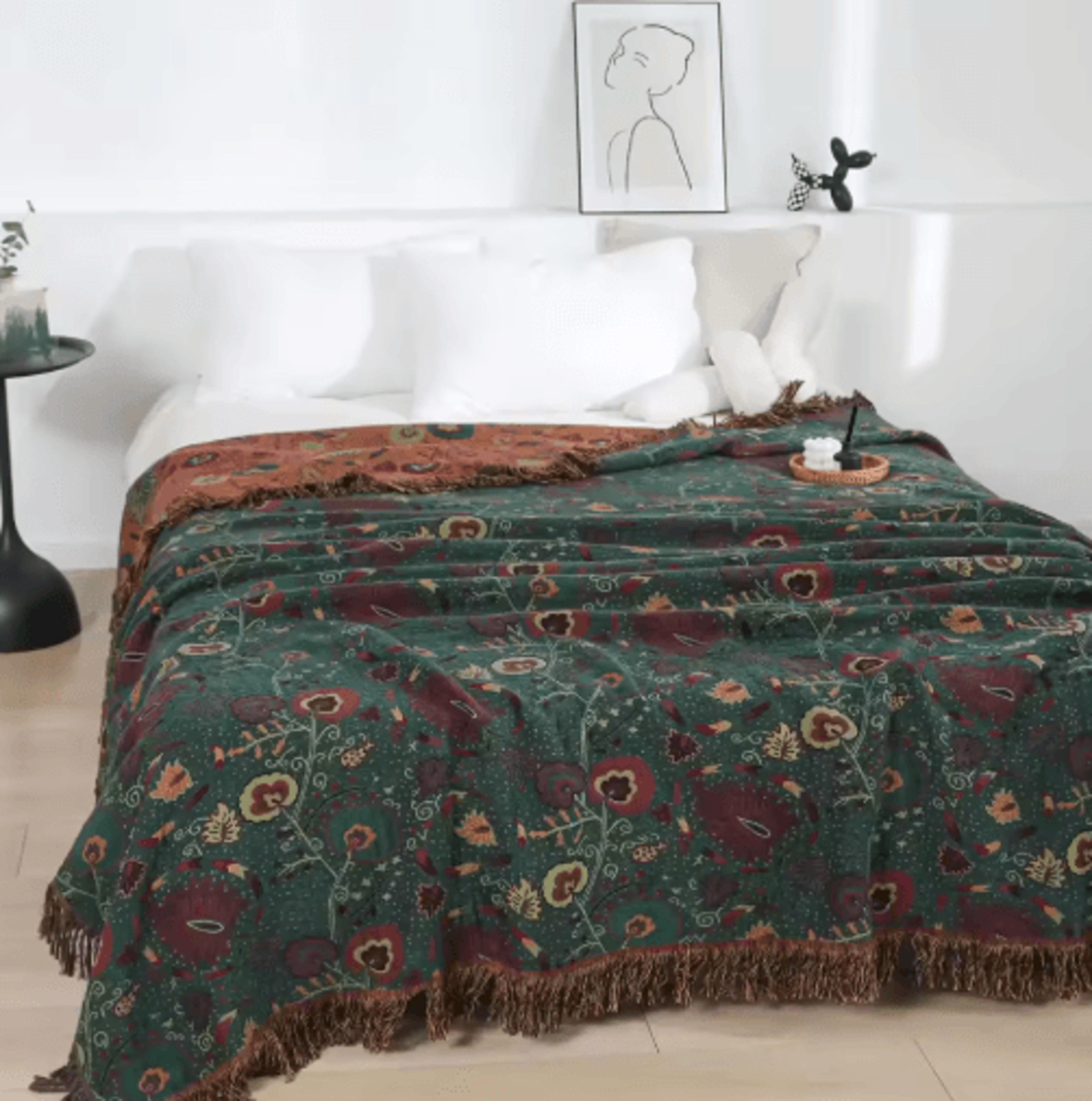 Japanese Cotton Throw Blanket  DoubleSided FourSeason Sofa  Bed Cover 22