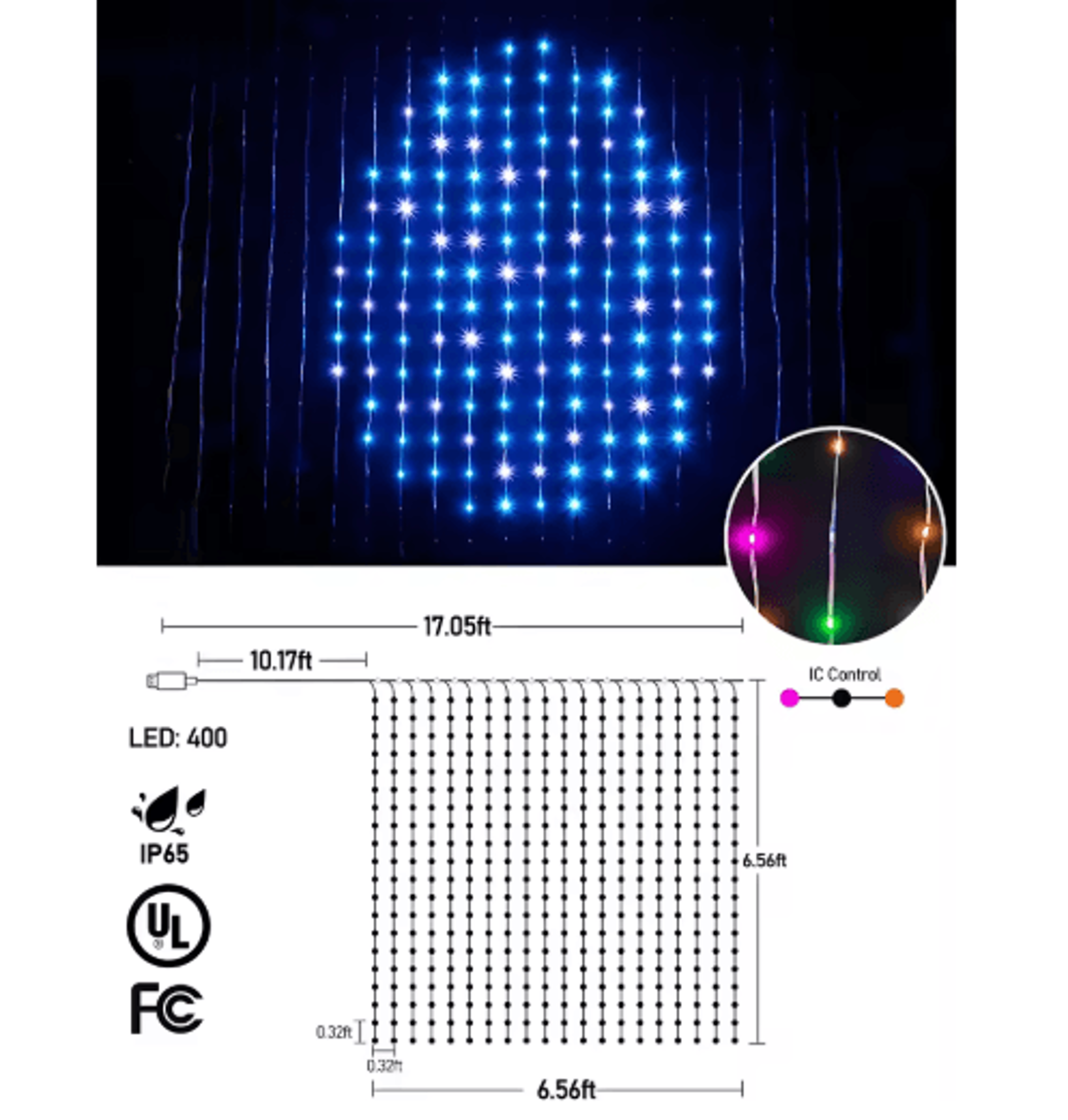 USB Smart LED Curtain Lights  AppControlled RGB DIY Picture Fairy Lights 5