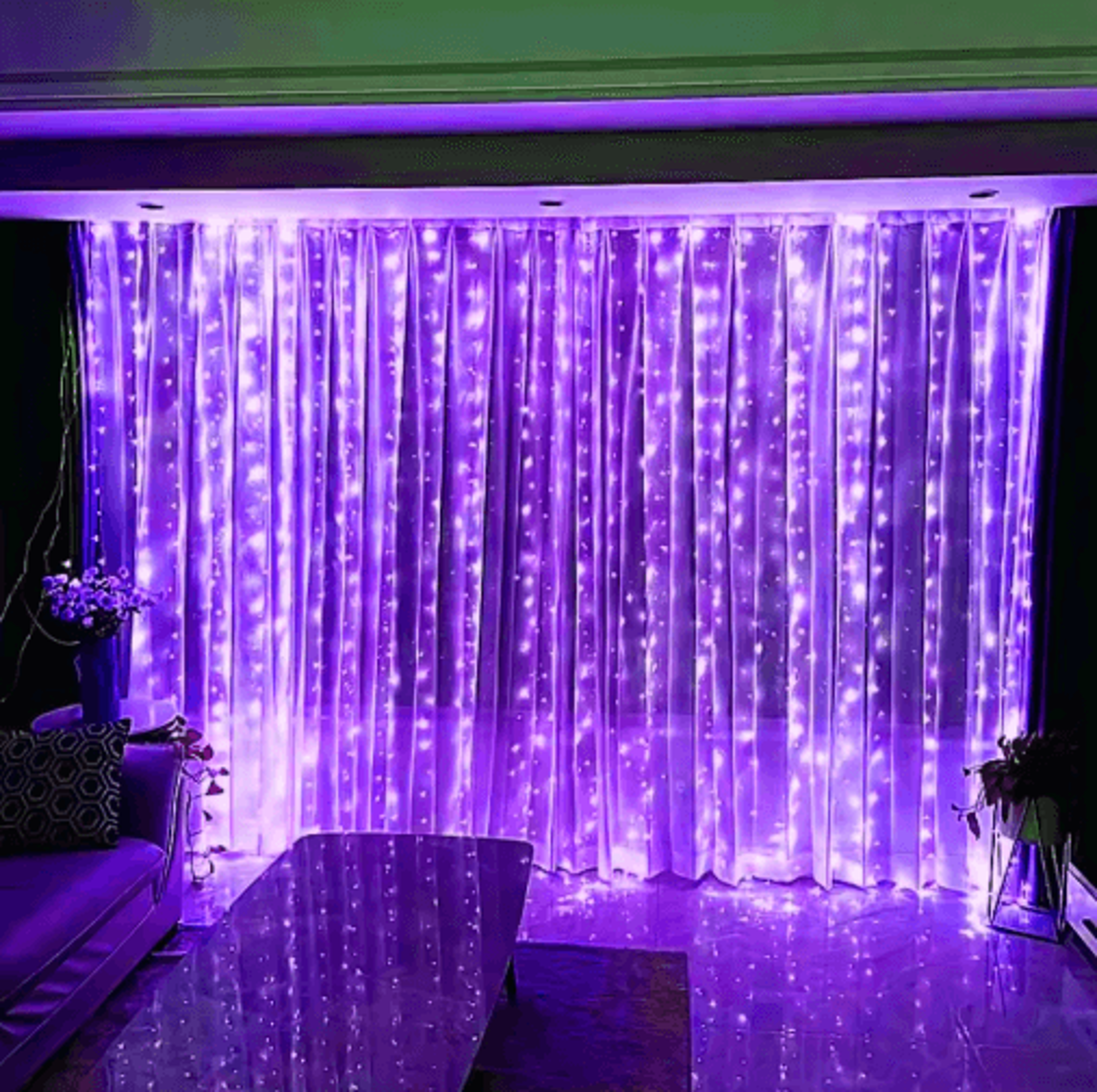 USB LED Curtain Fairy Lights  3M4M6M Remote Control String Lights 3