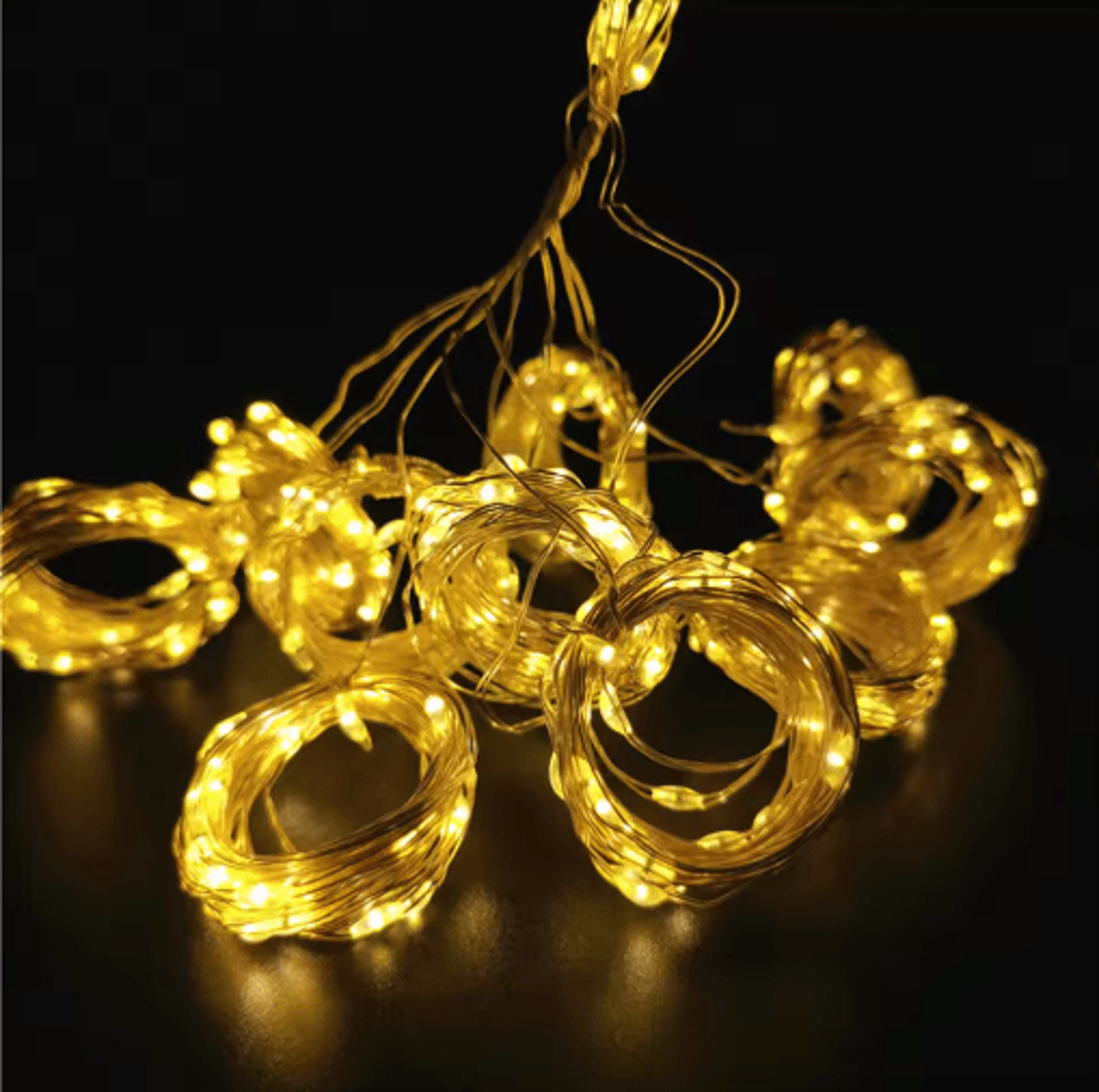 3M6M USB LED Curtain Lights  8Mode Remote Fairy Garland 8