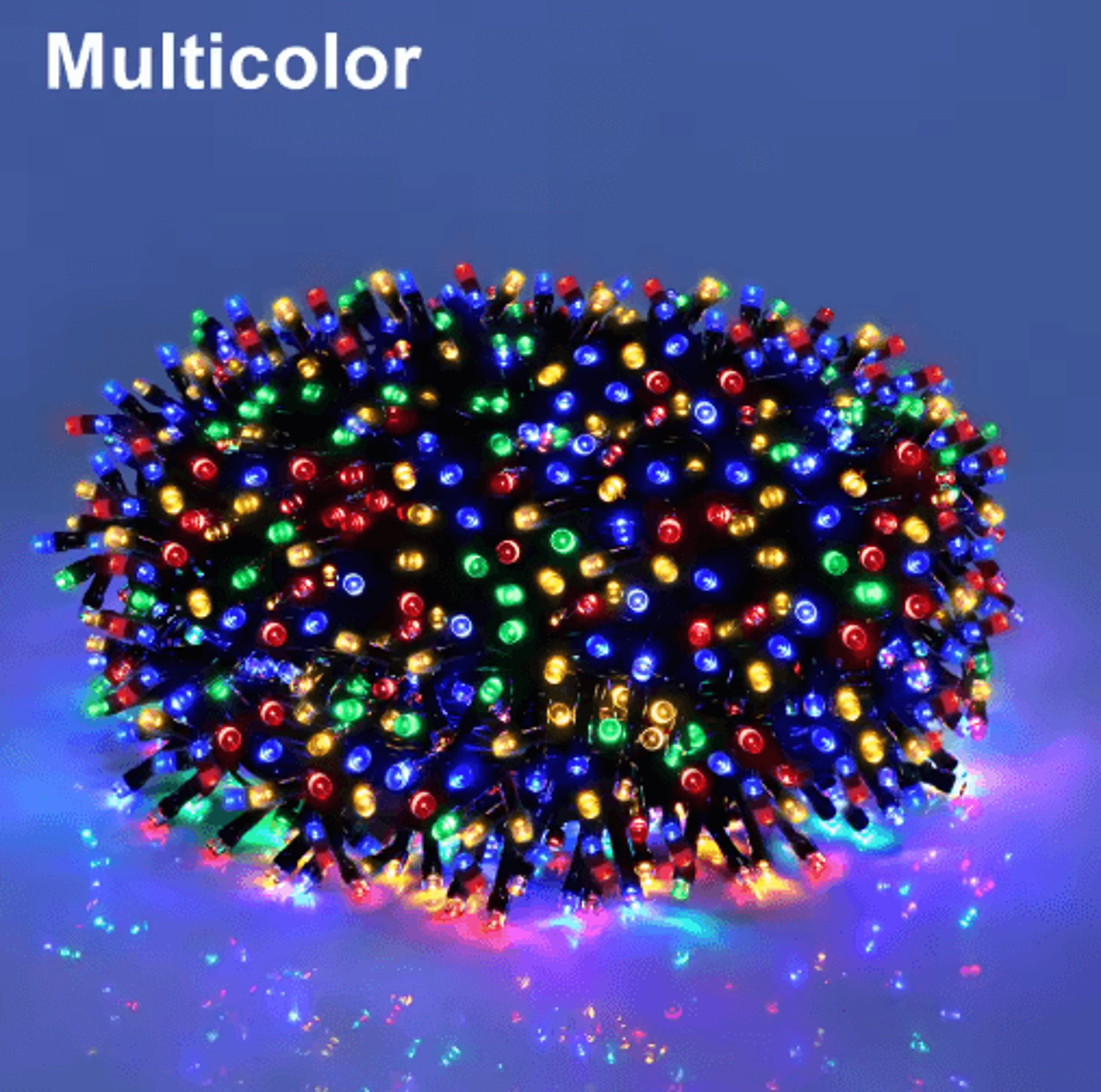 1001000 LED Christmas Fairy Lights  220V White Warm  RGB String Lights 1