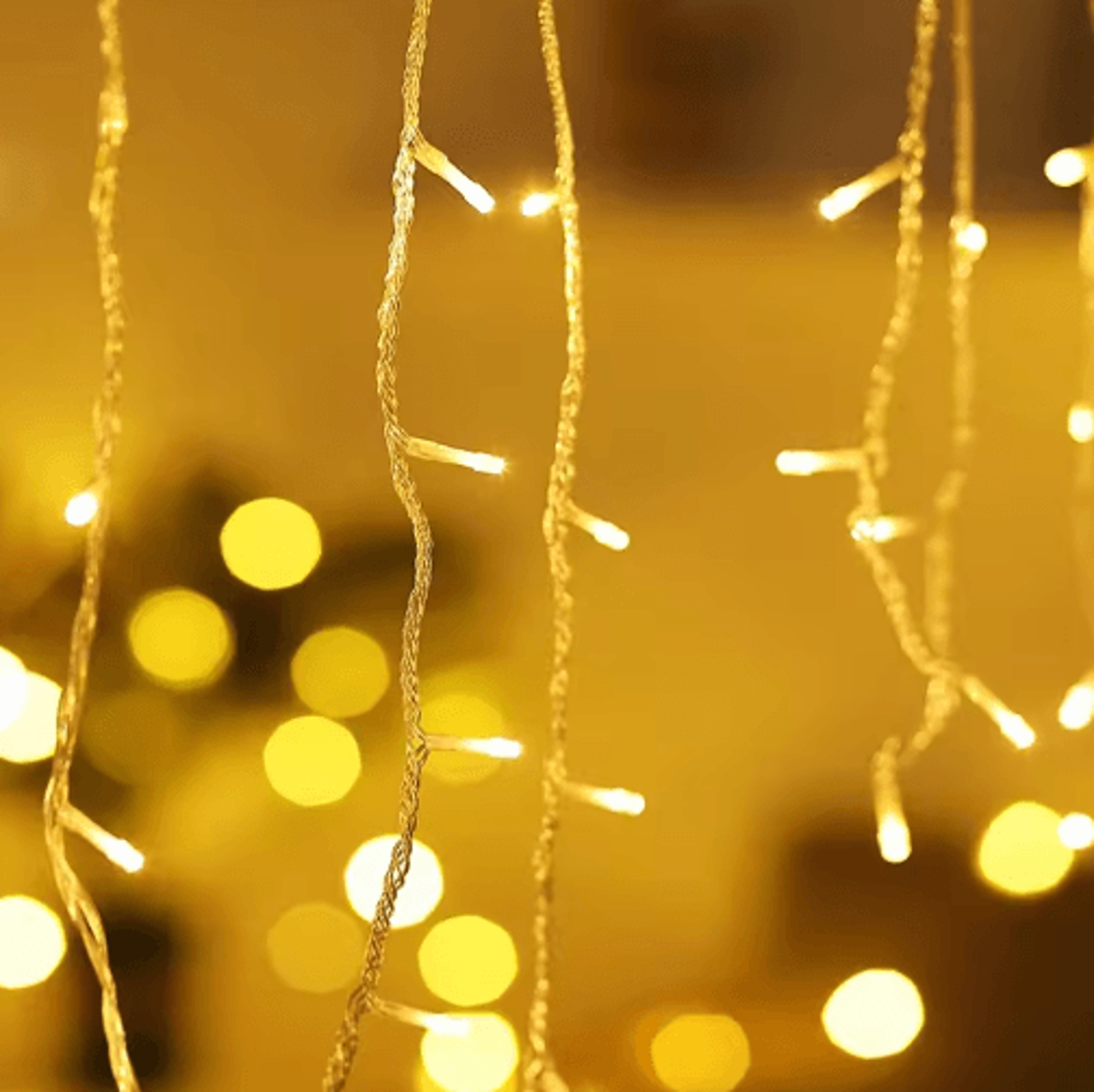 Christmas LED Icicle Curtain Lights  Waterfall Garland For Outdoor Decor 3