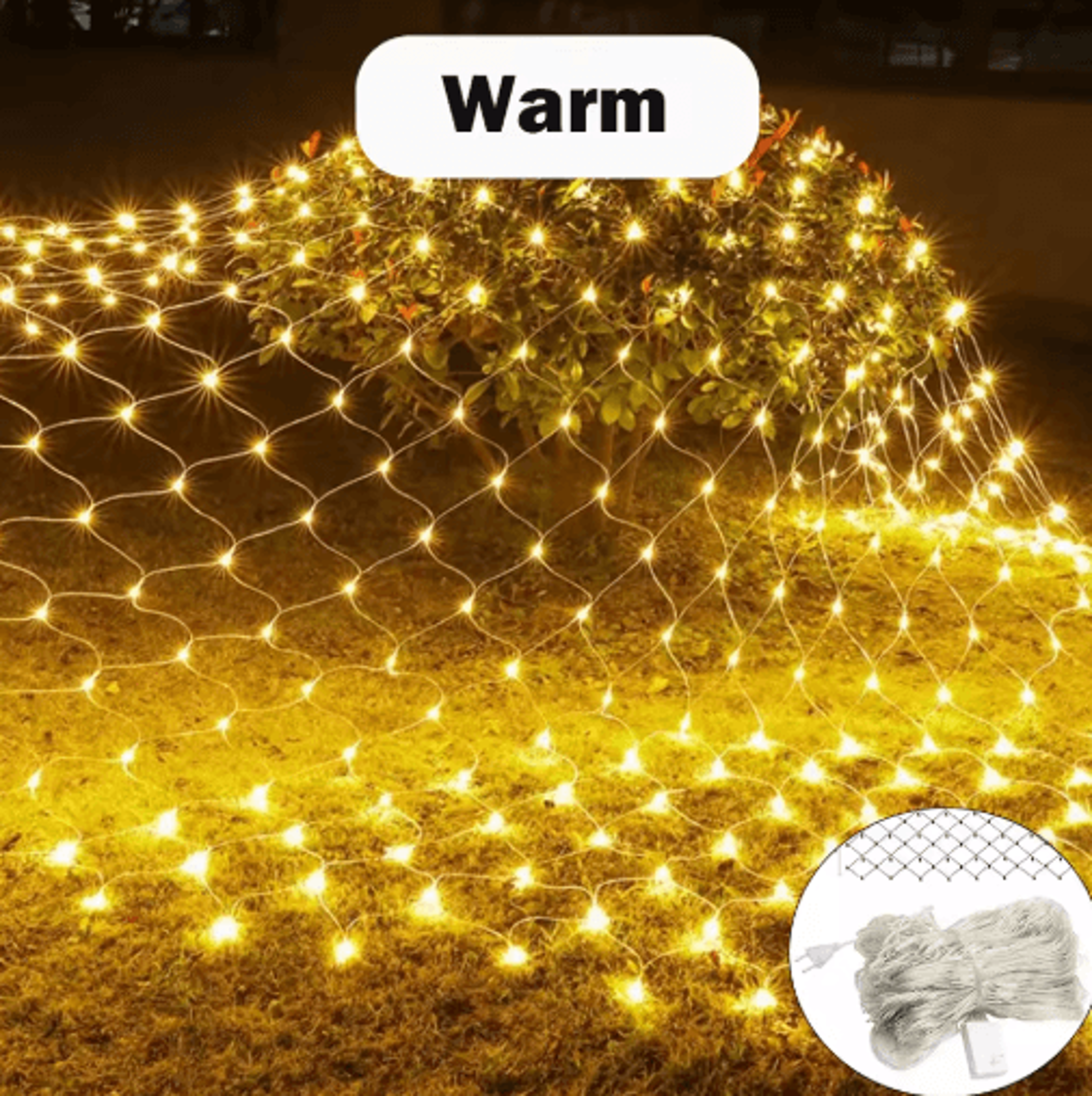 LED Net Mesh Fairy Lights  Large Outdoor Garden  Wedding String Lighting 8