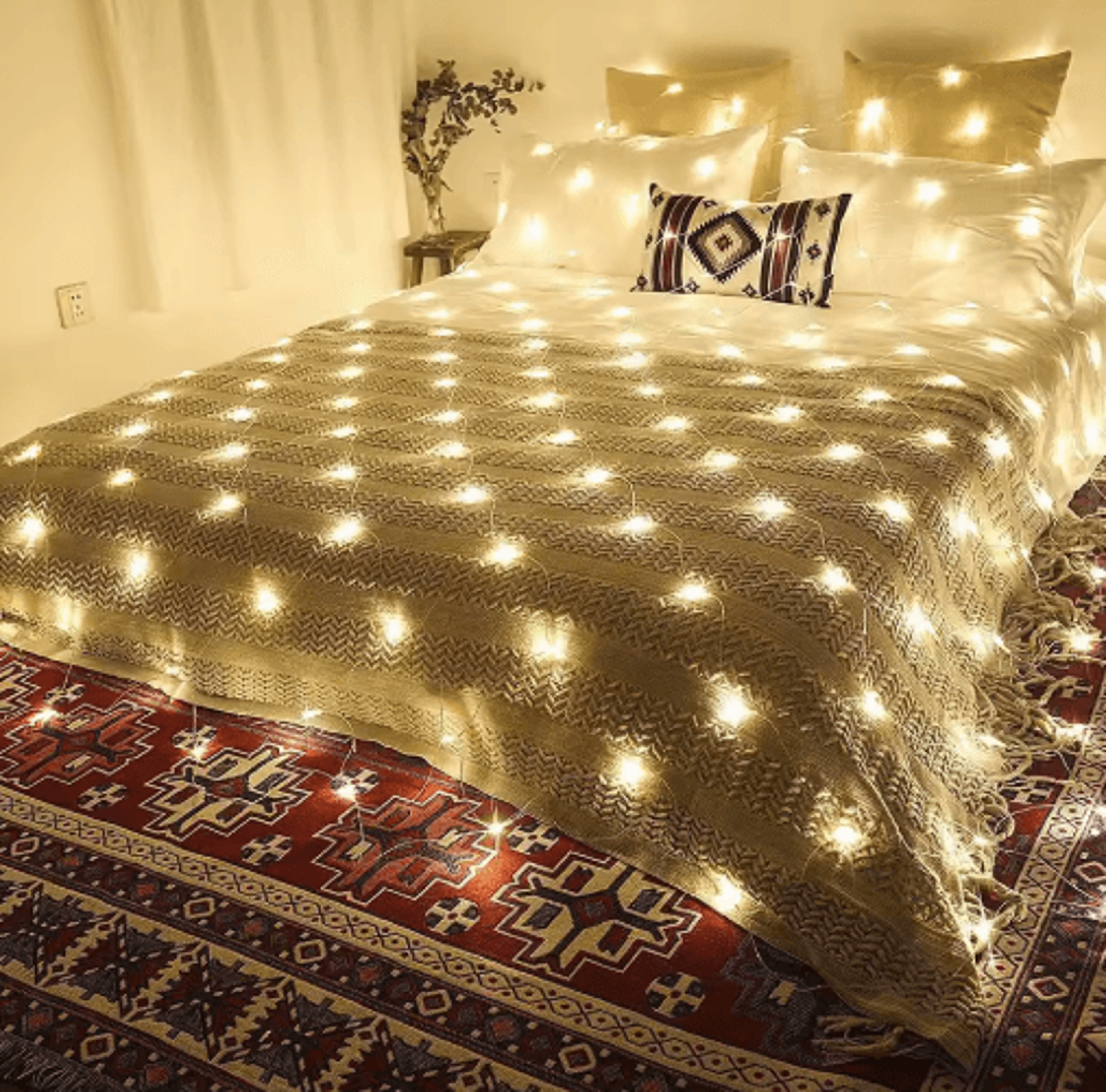 LED Net Mesh Fairy Lights  Large Outdoor Garden  Wedding String Lighting 10