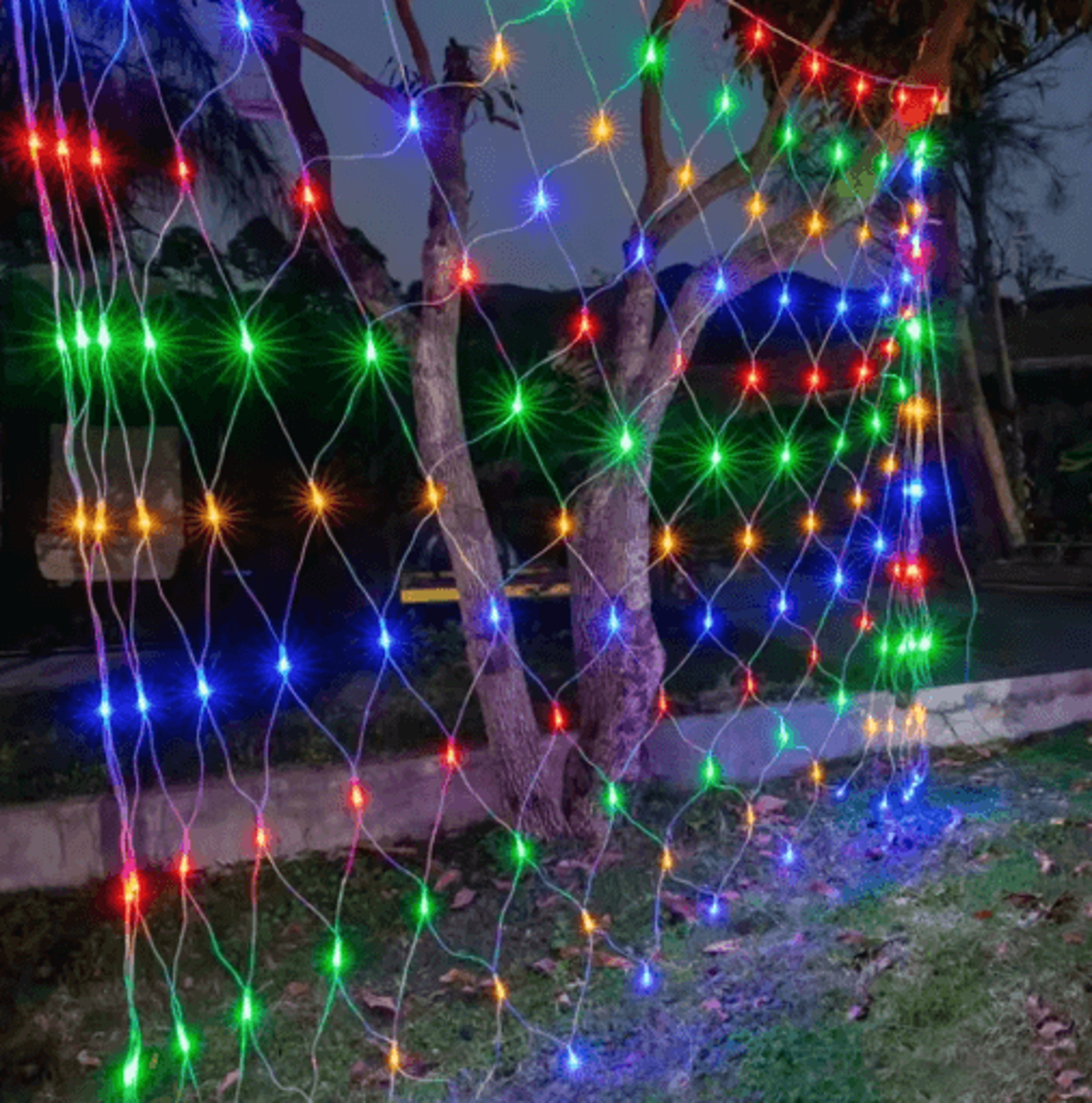 LED Net Mesh Fairy Lights  Large Outdoor Garden  Wedding String Lighting 11