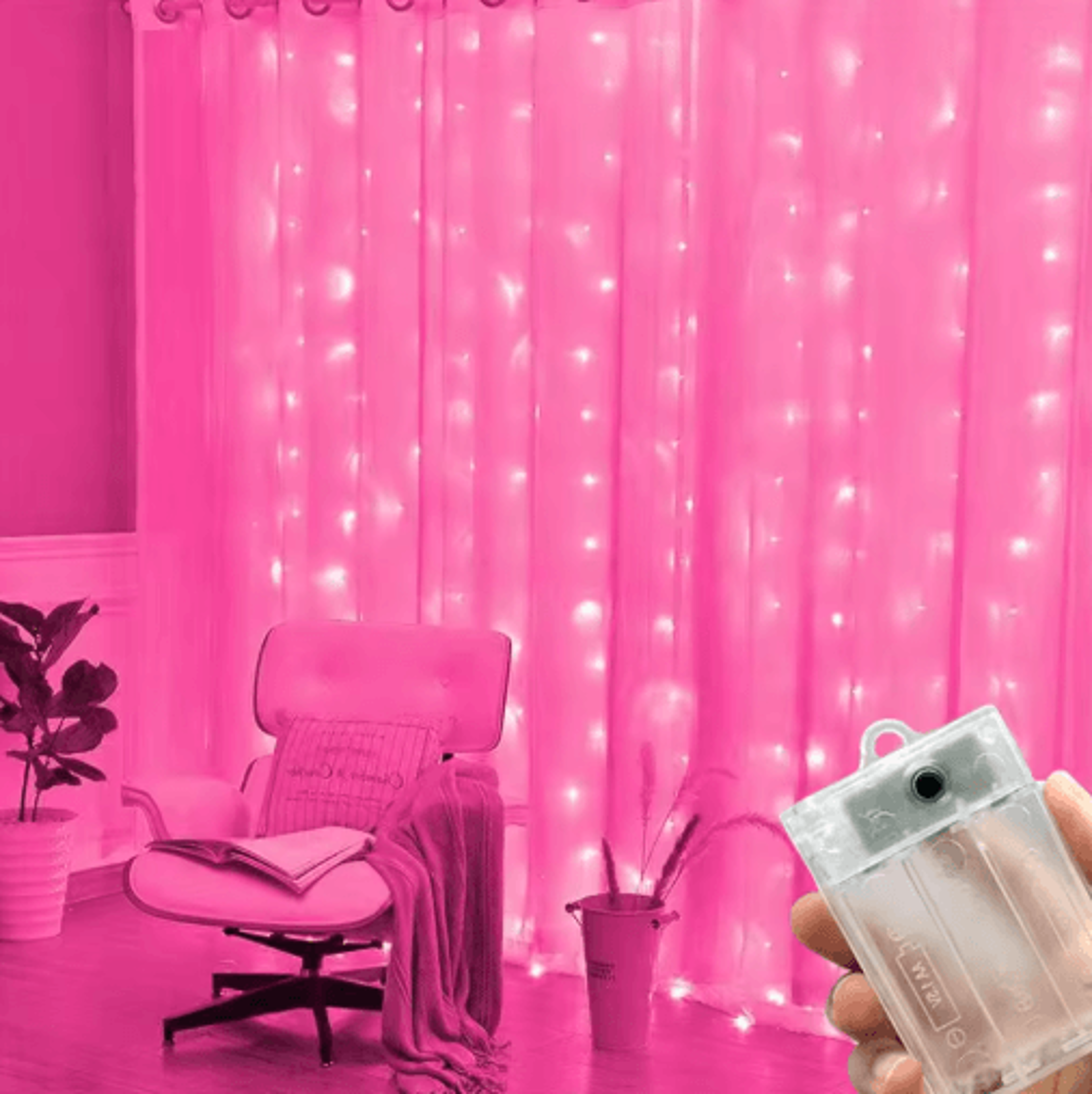 3M6M Eid LED Curtain Lights  BatteryPowered Ramadan Fairy String Lights 2