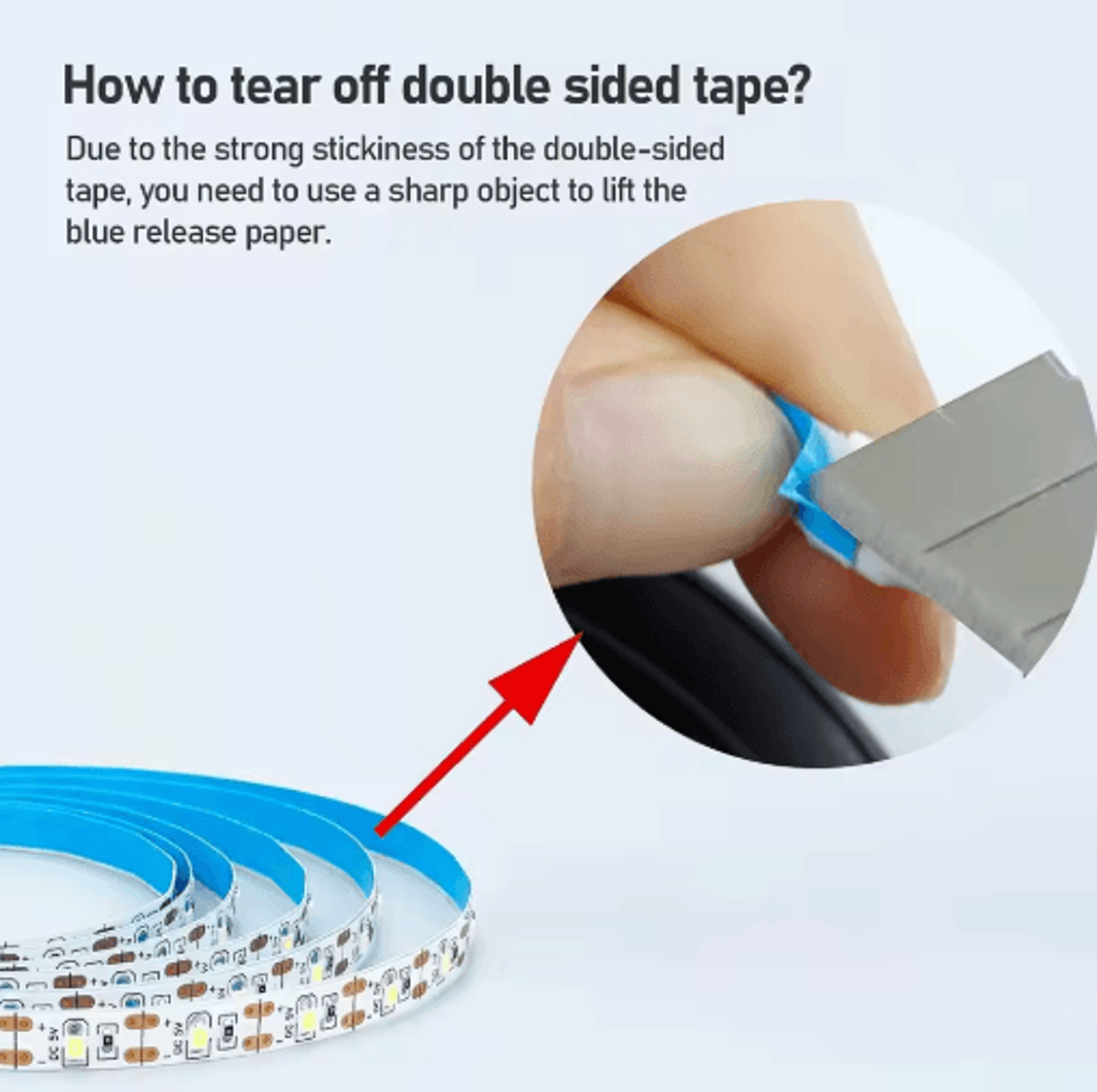15M USB 2835 LED Strip Lights  5V TV Backlight  Home Decor Tape 3