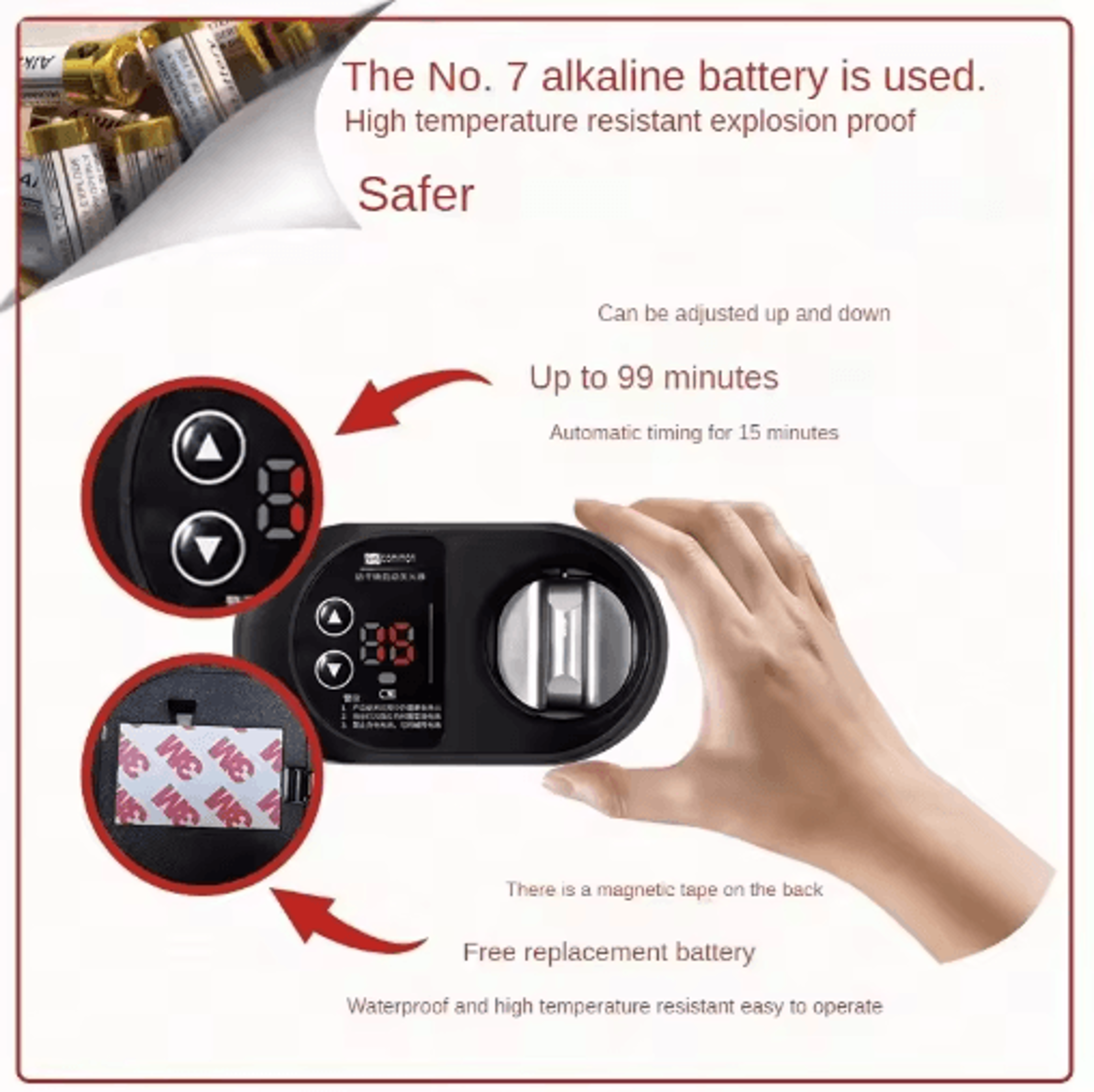 Smart Gas Stove Timer  Automatic Shutoff Kitchen Safety Accessory 0