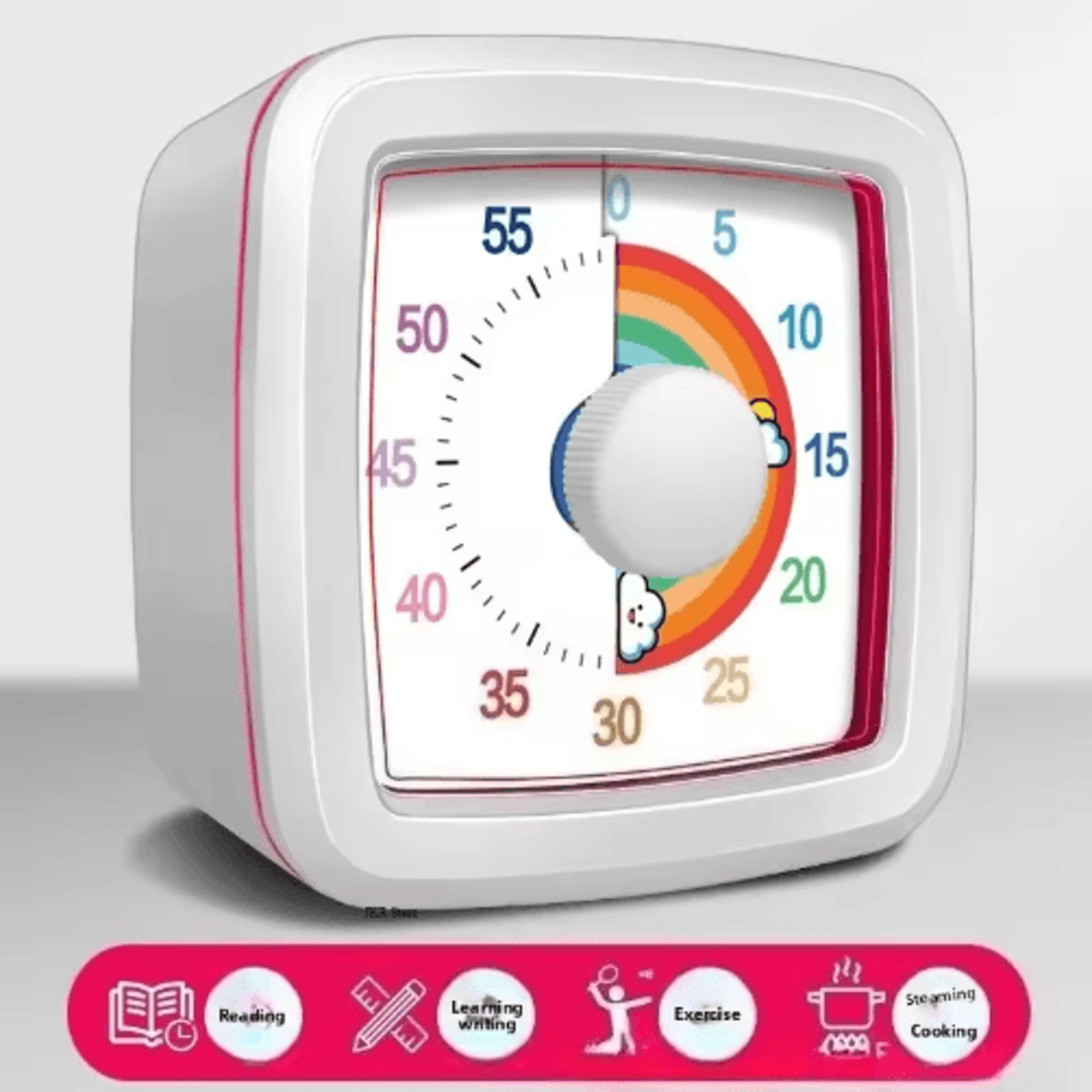 Kids Visual Timer With Night Light  Digital Pomodoro  Stopwatch Timer 4
