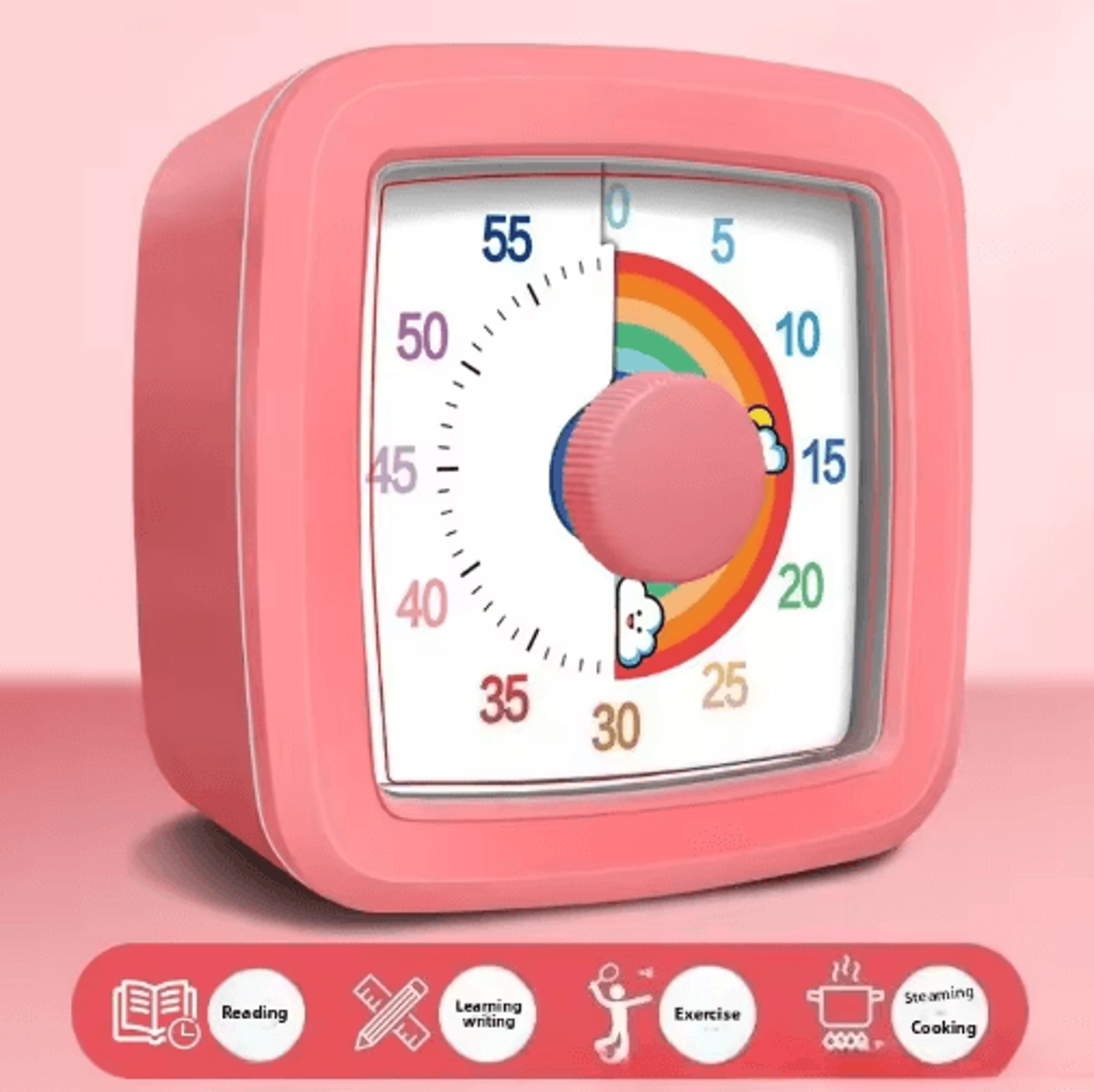 Kids Visual Timer With Night Light  Digital Pomodoro  Stopwatch Timer 2