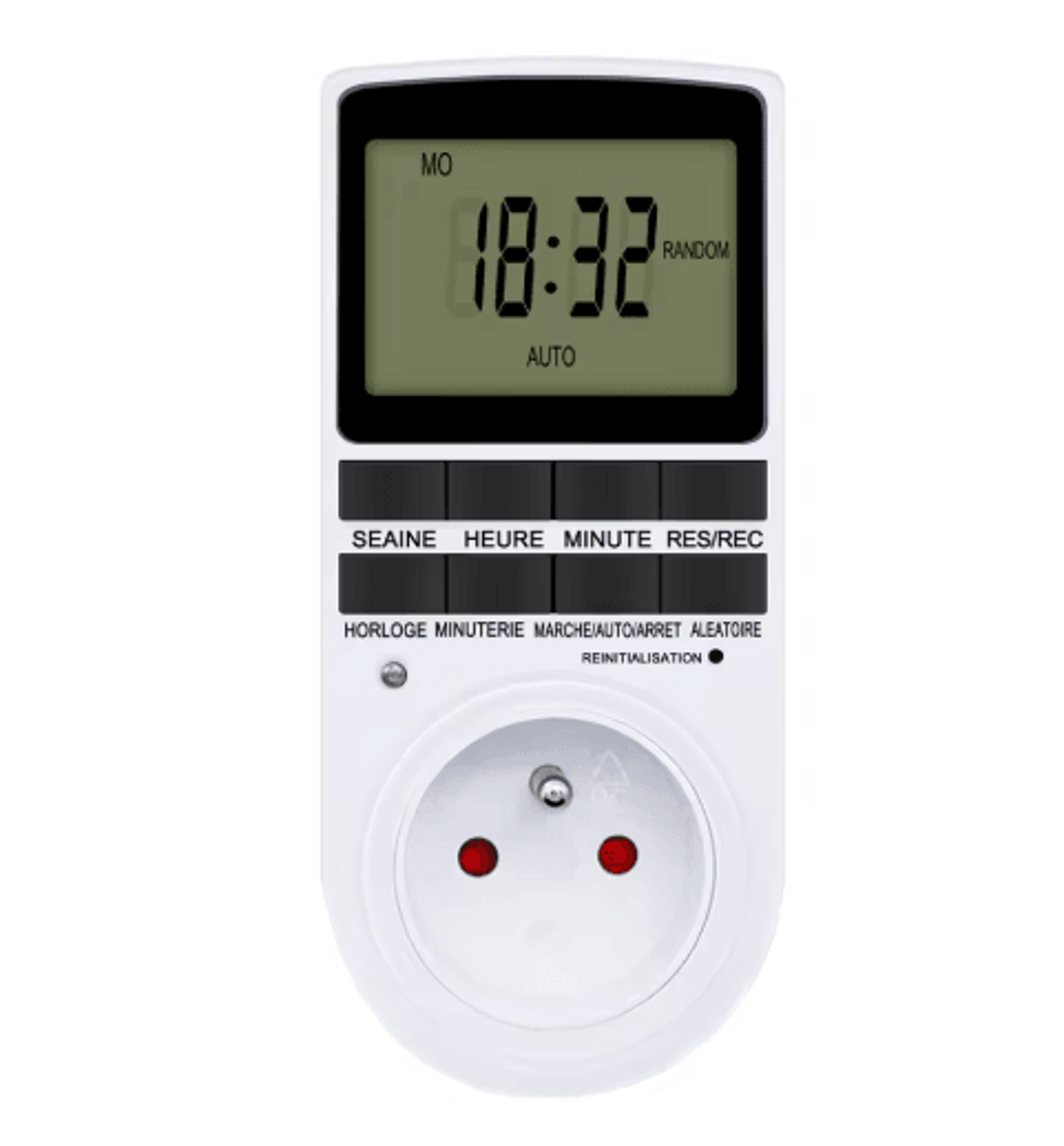 24Hour Digital Timer Outlet  220V Programmable Cyclic Timing Socket 1