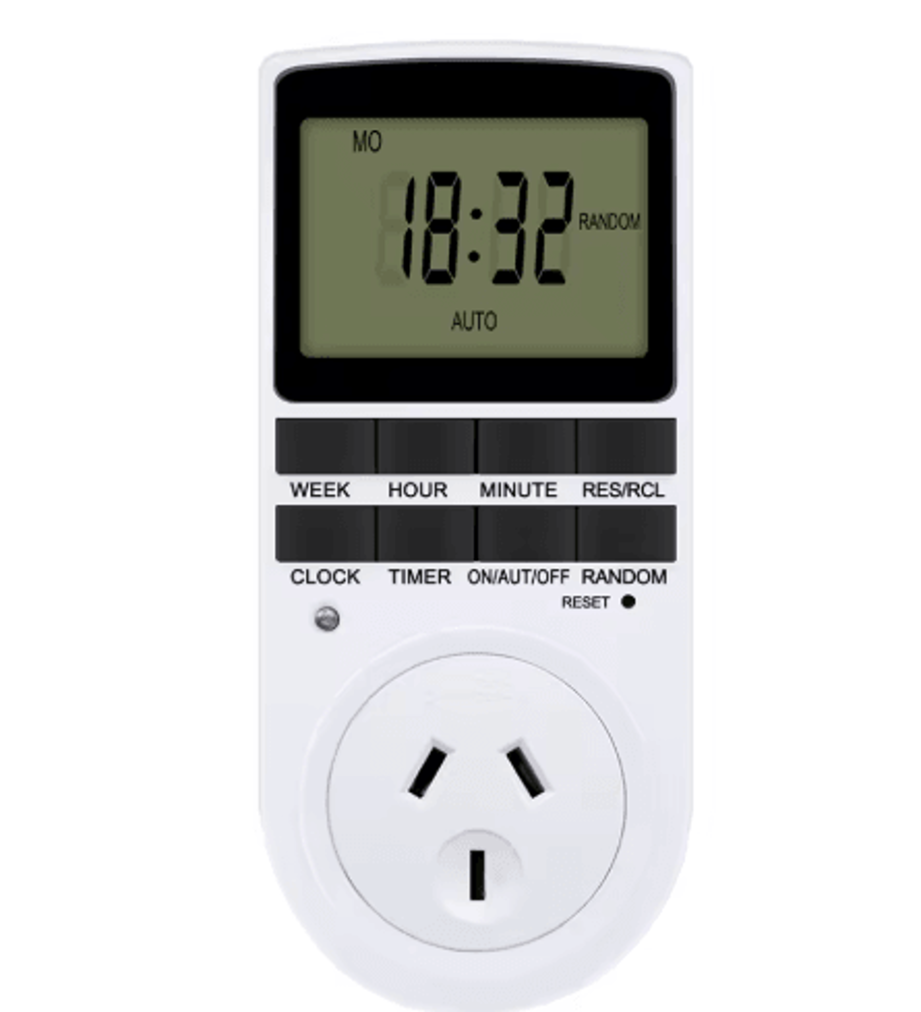 24Hour Digital Timer Outlet  220V Programmable Cyclic Timing Socket 4